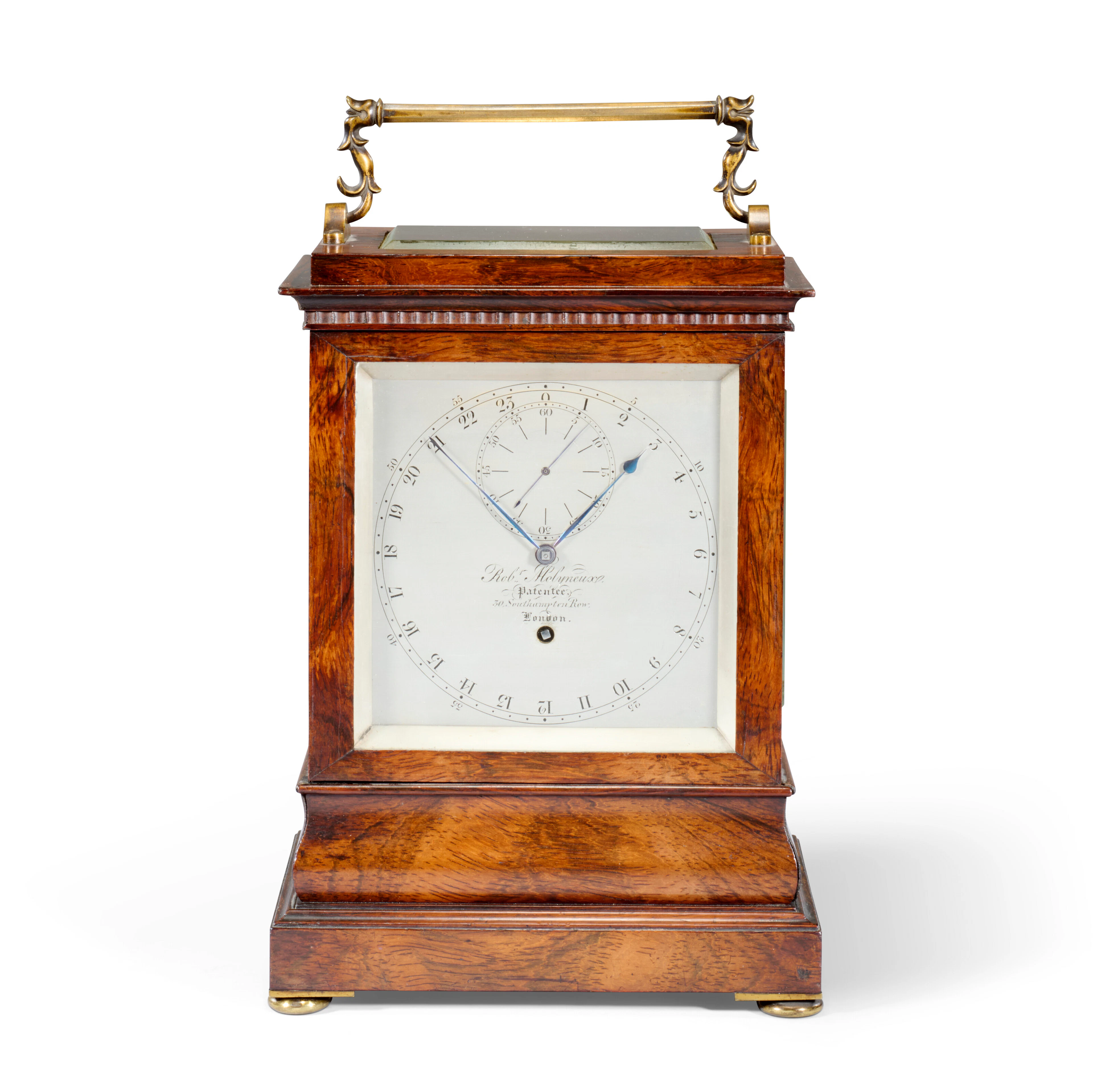 An Early Victorian Rosewood Four-Glass Chronometer Timepiece