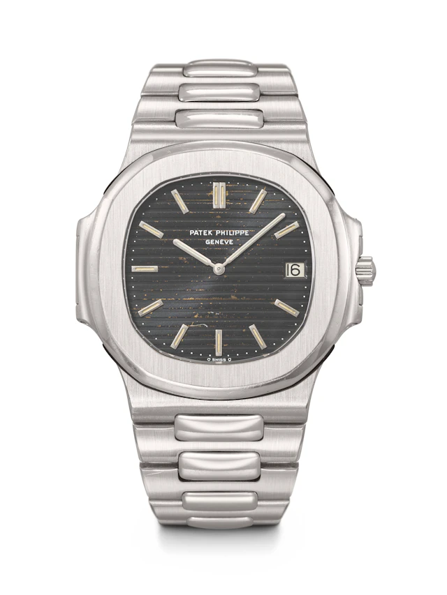 Patek Philippe. A Very Rare Stainless Steel Automatic Wristwatch with