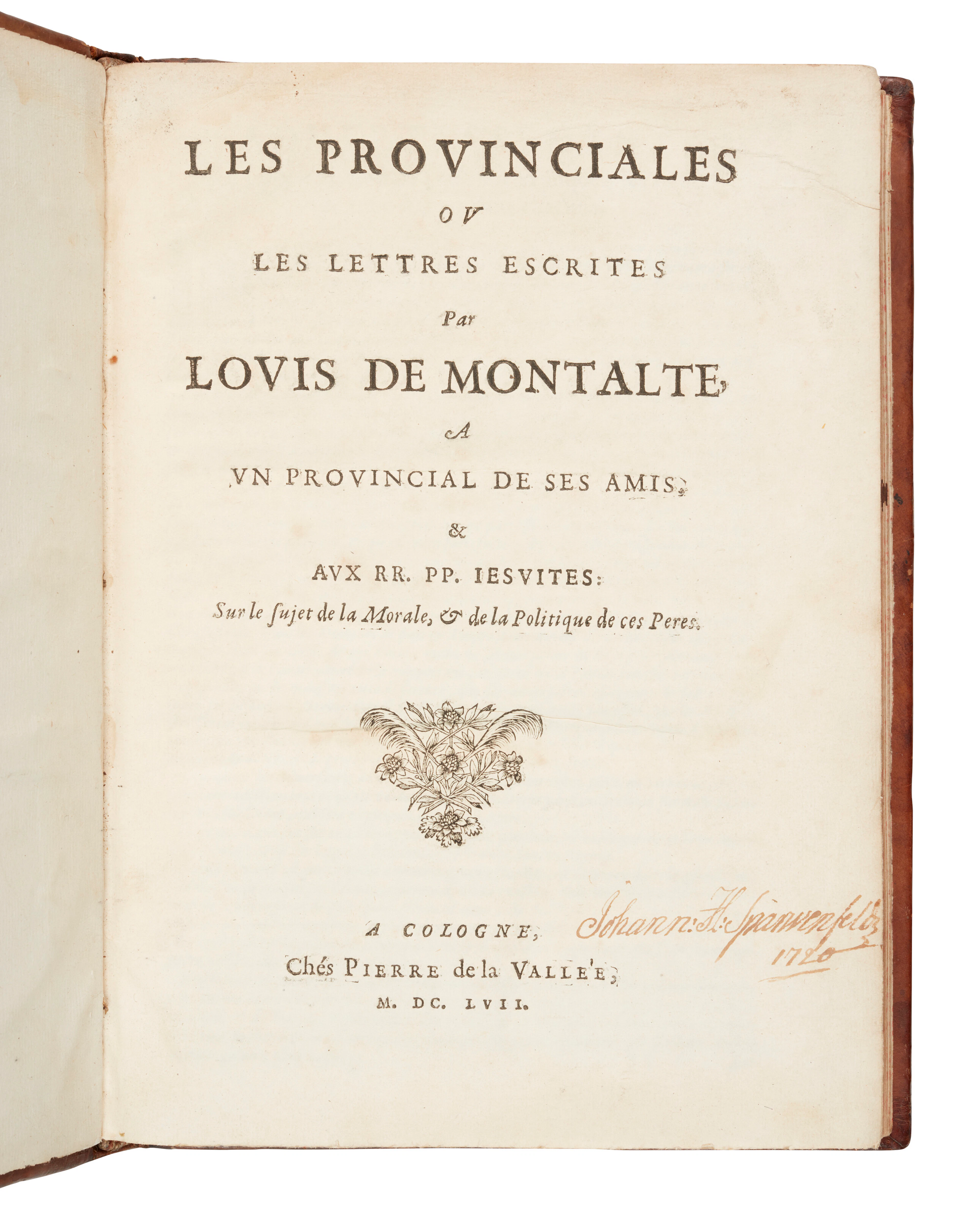 [PASCAL, Blaise (1623-1662)]