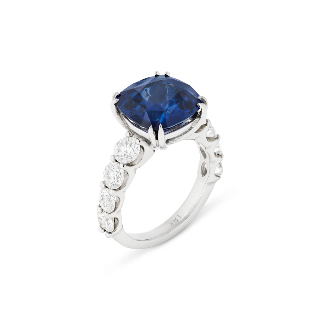 Sapphire and Diamond Ring
