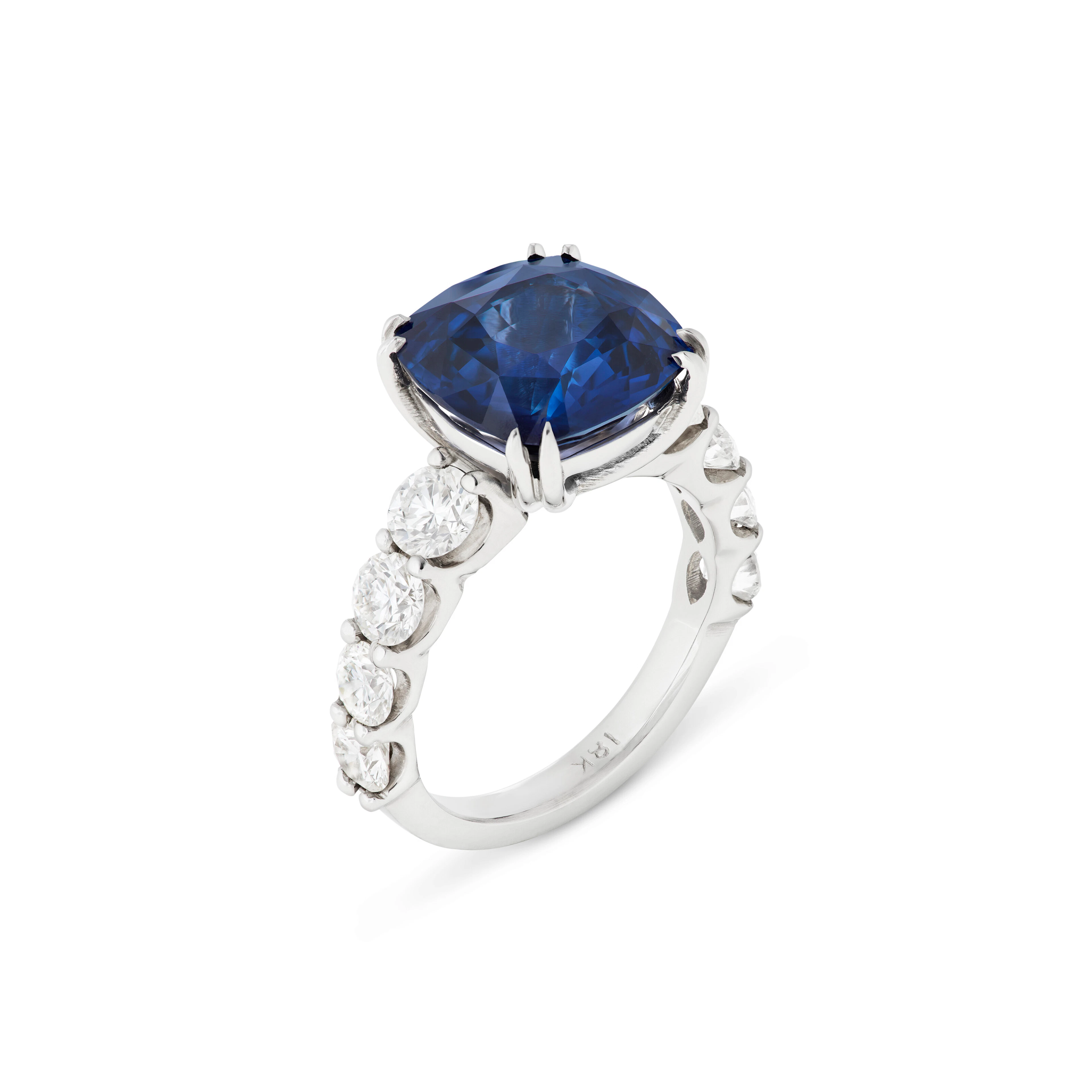 Sapphire and Diamond Ring