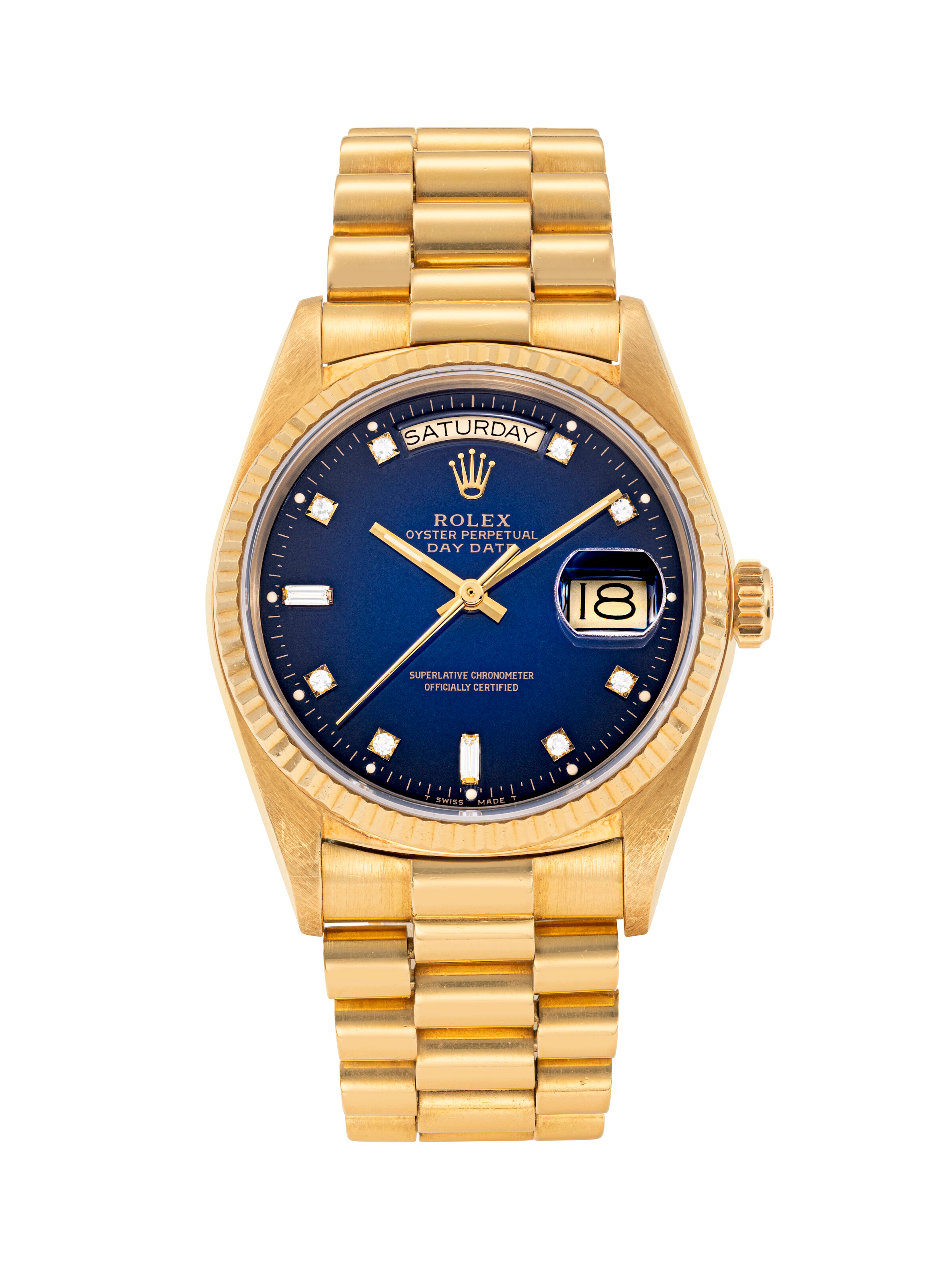 Rolex, Day-Date with Gradient Blue Dial, Ref 18038