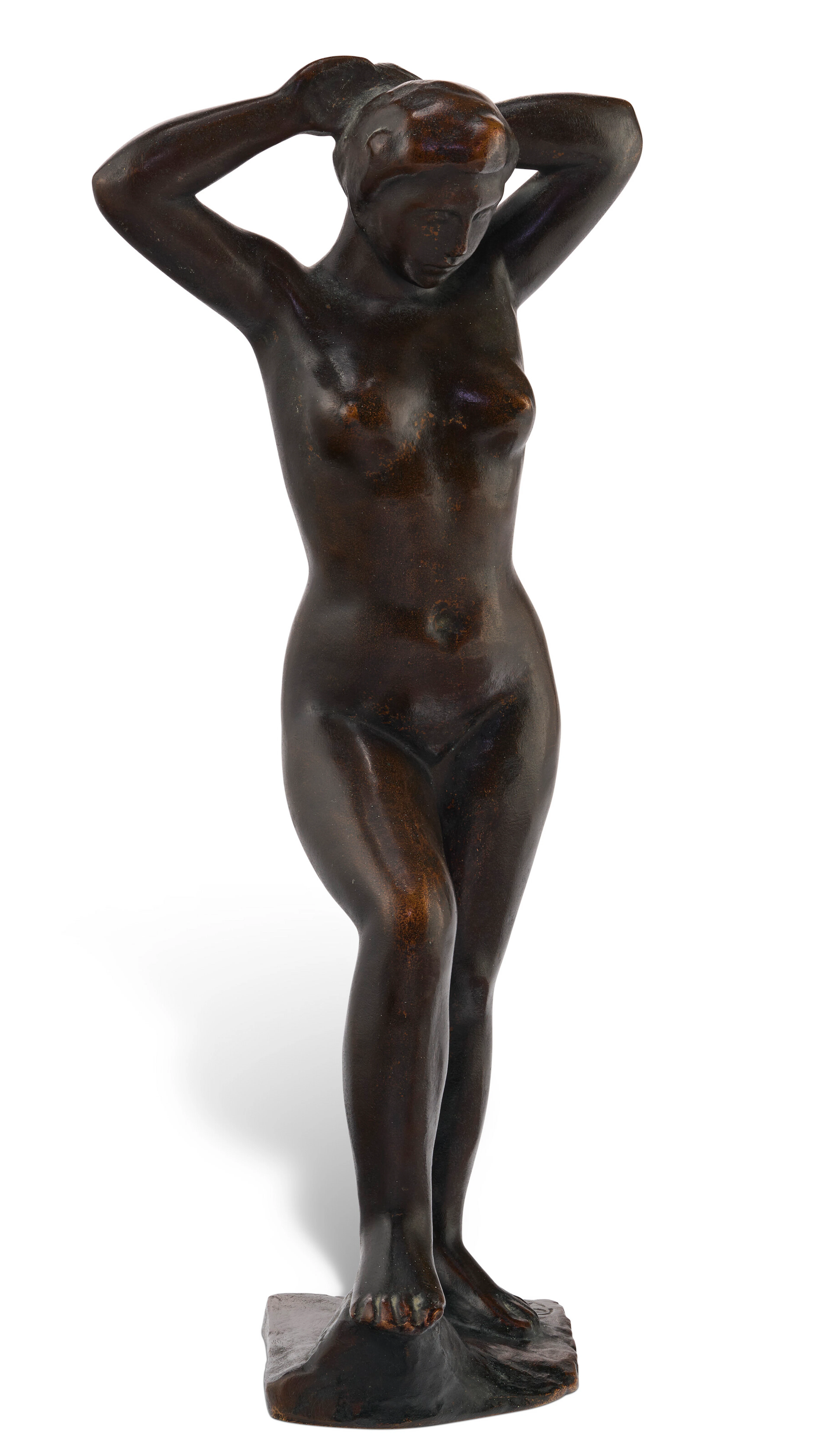 ARISTIDE MAILLOL (1861-1944) Baigneuse aux bras levés