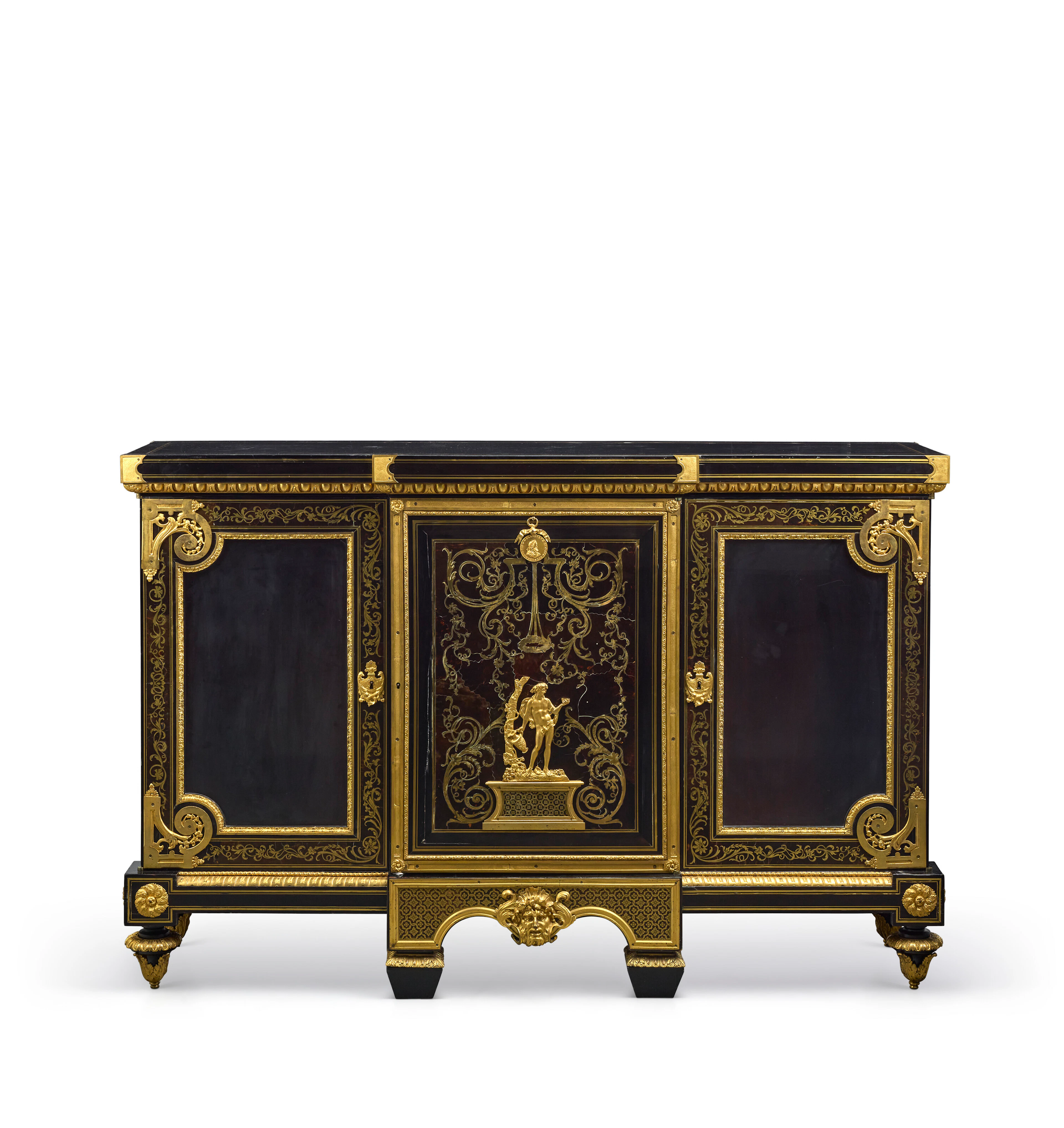 Bibliothèque Basse De Style Louis Xiv