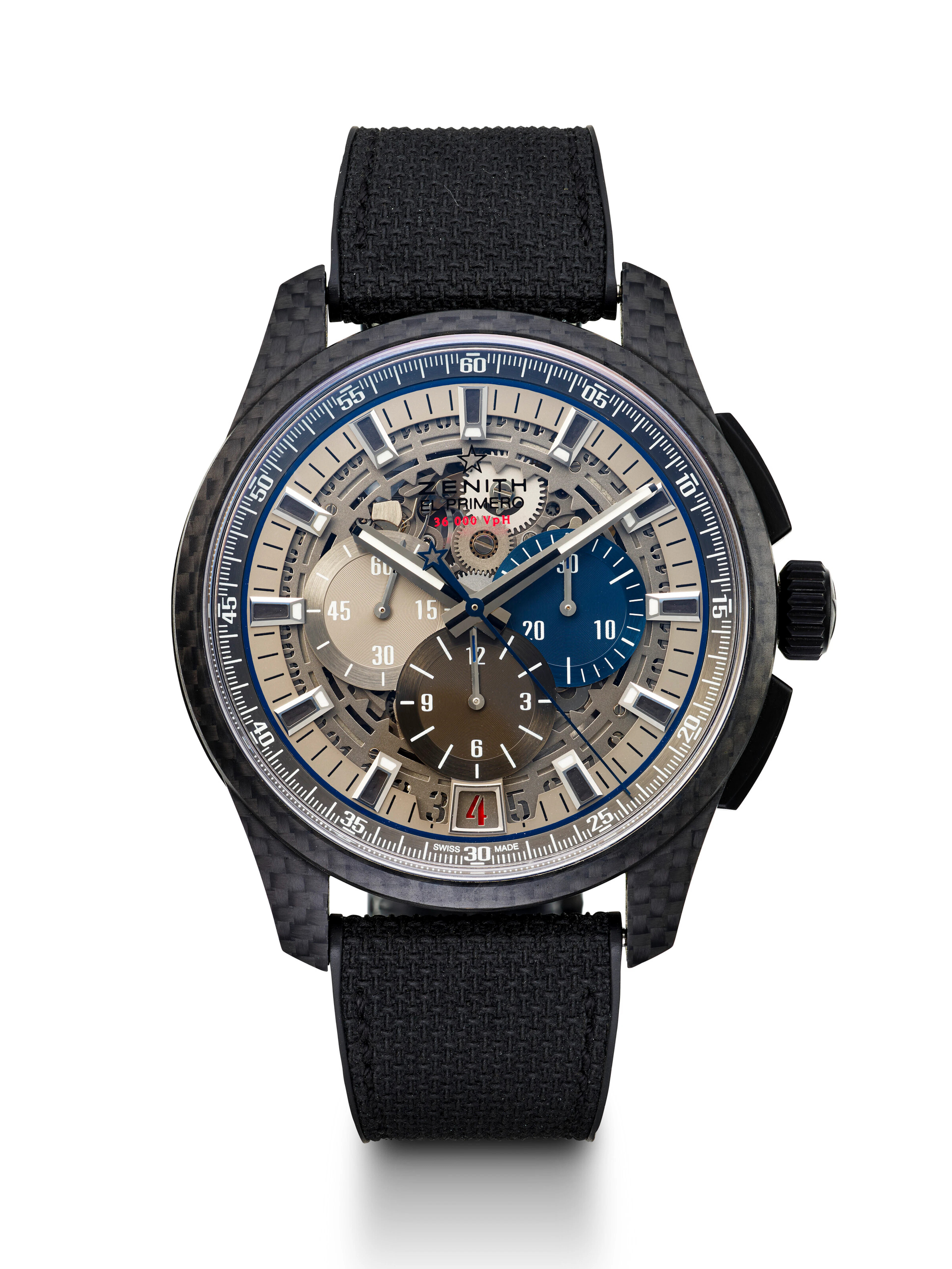 Zenith, Limited Edition Carbon and Aluminium 'El Primero Lightweight'