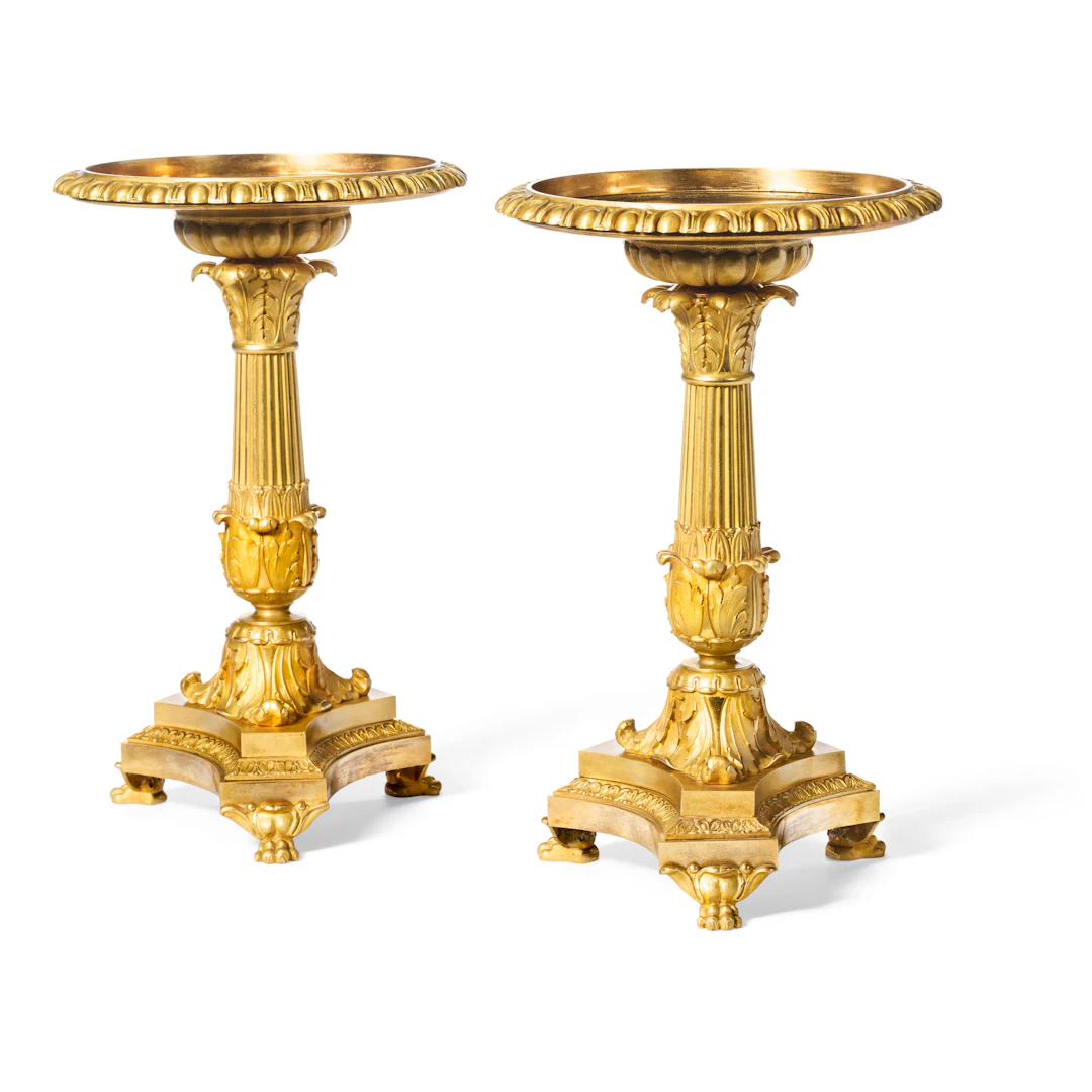 A Pair of Empire Ormolu Tazze
