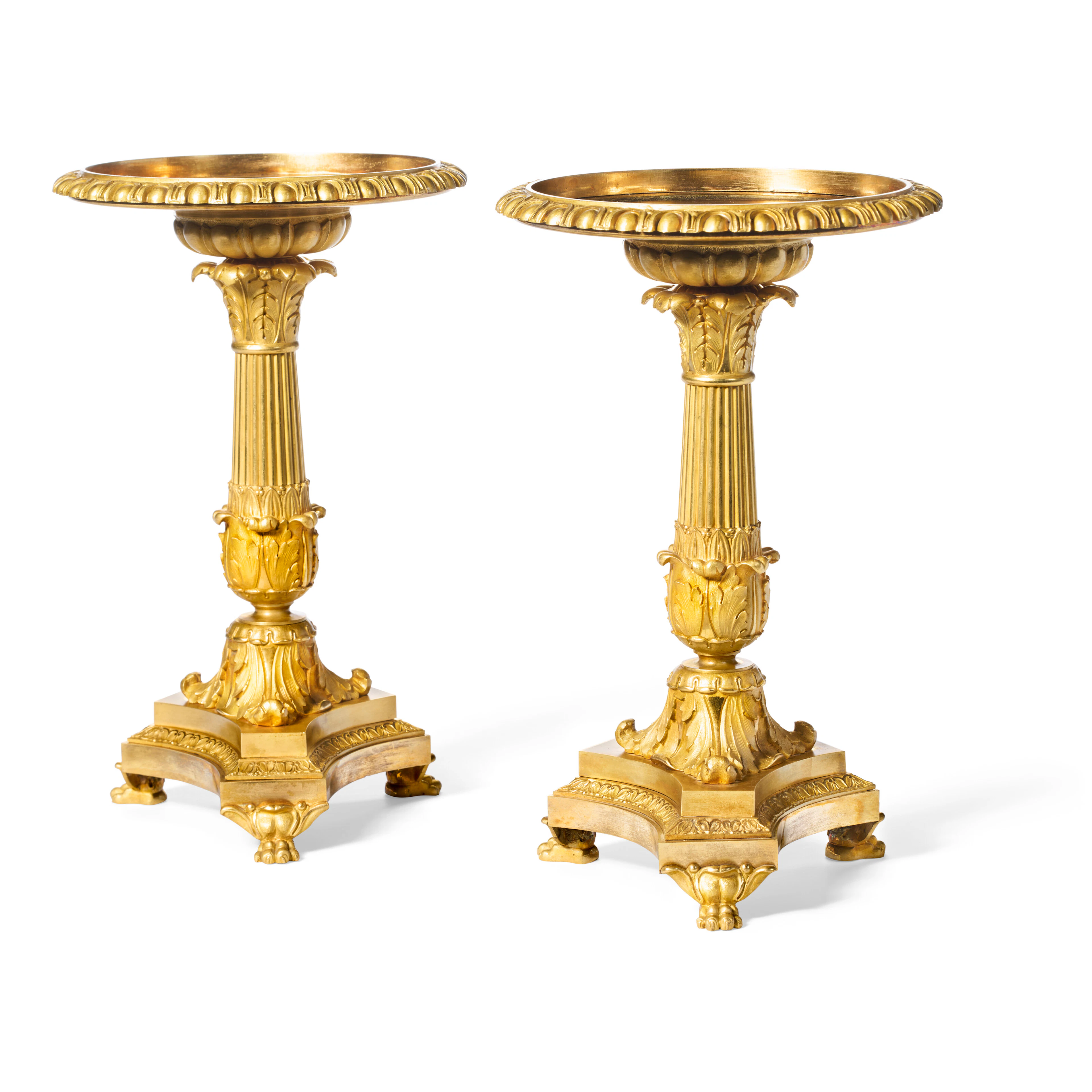 A Pair of Empire Ormolu Tazze