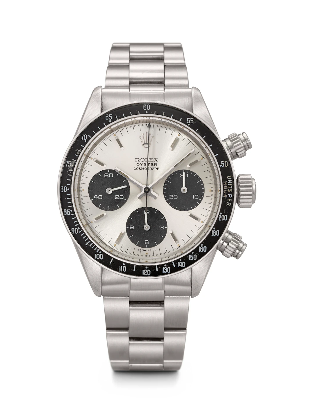 Rolex. An Iconic Stainless Steel Chronograph Wristwatch with Bracelet