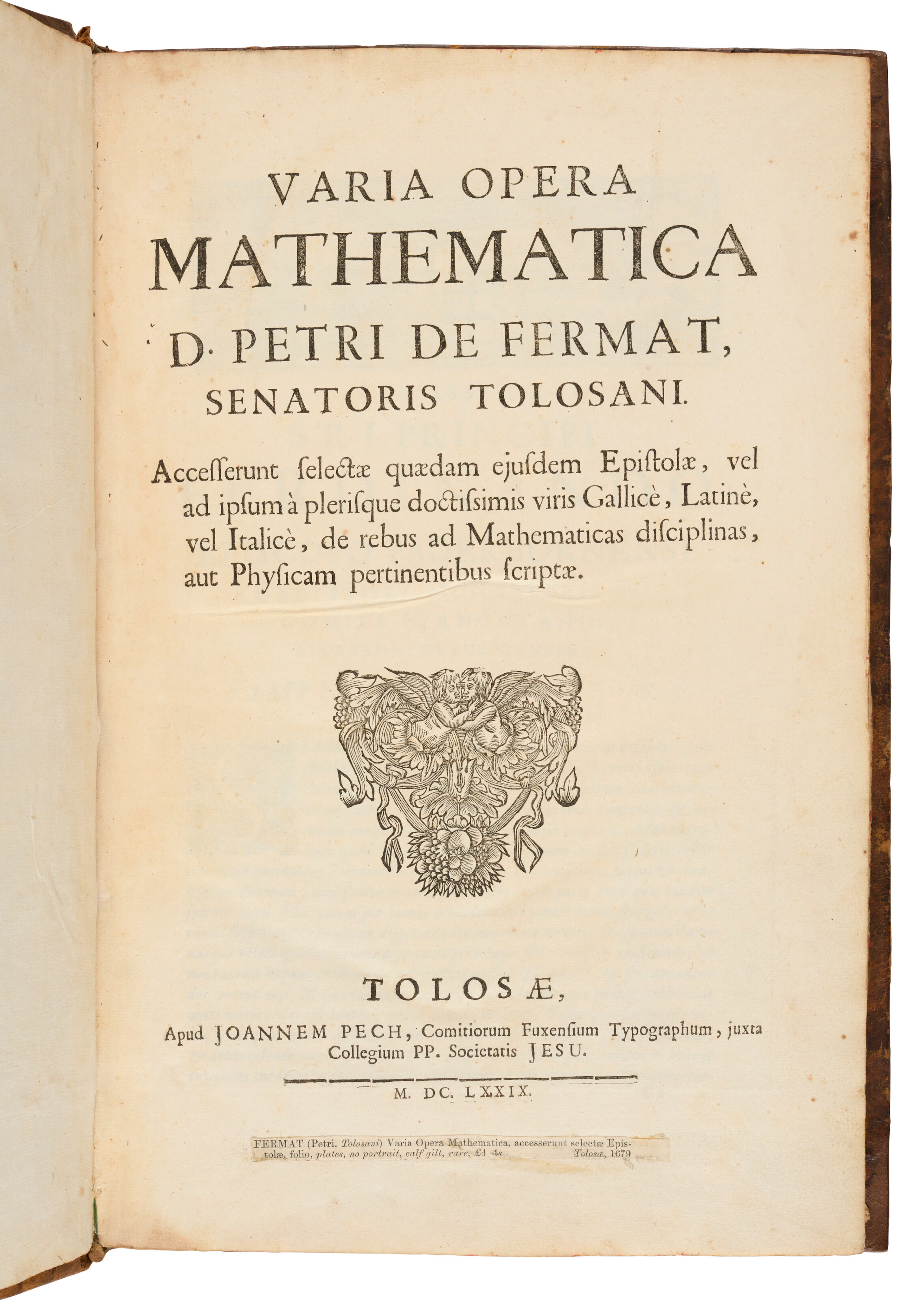 FERMAT, Pierre de (1601-1665)