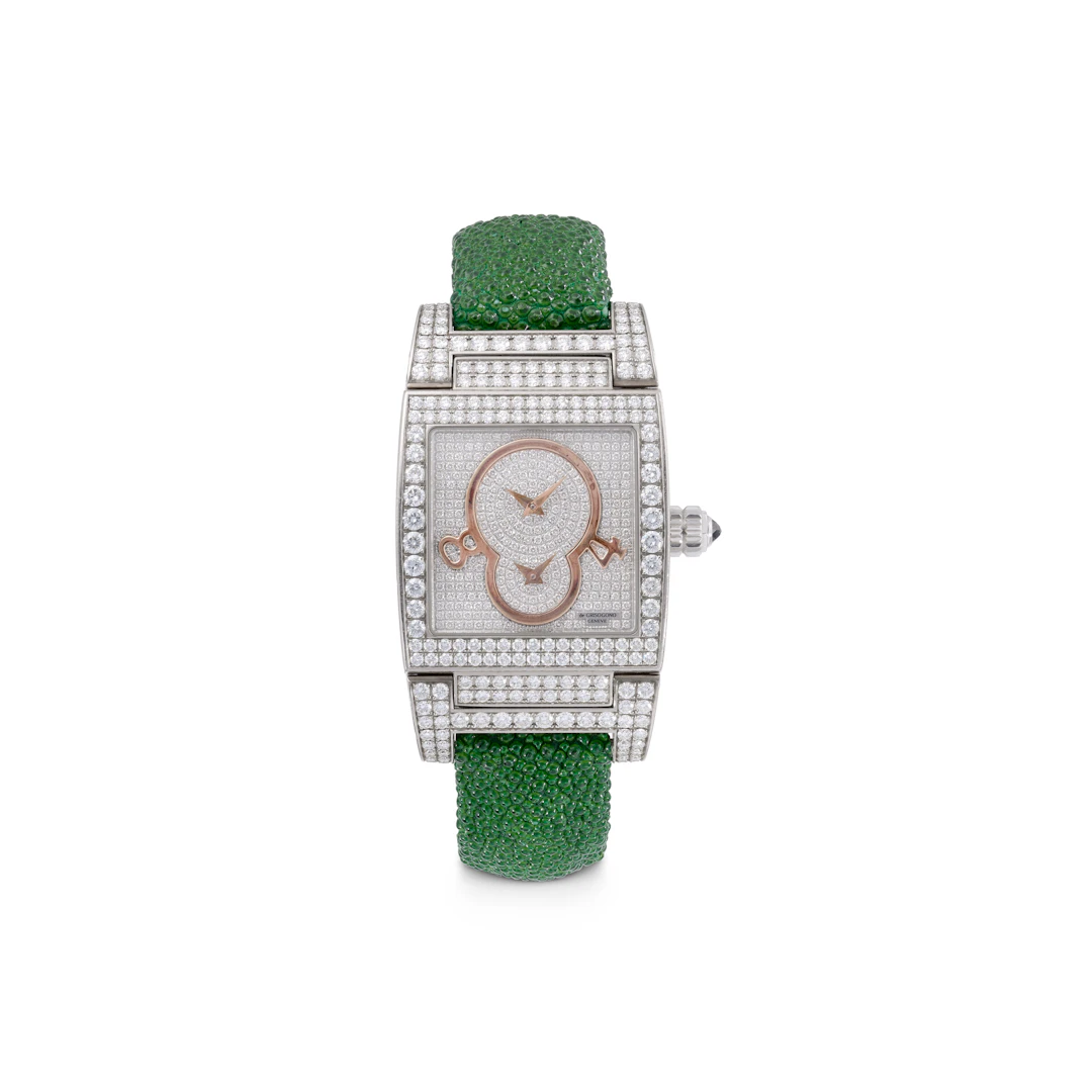De Grisogono Diamond and Coloured Diamond 'Instrumentino' Wristwatch