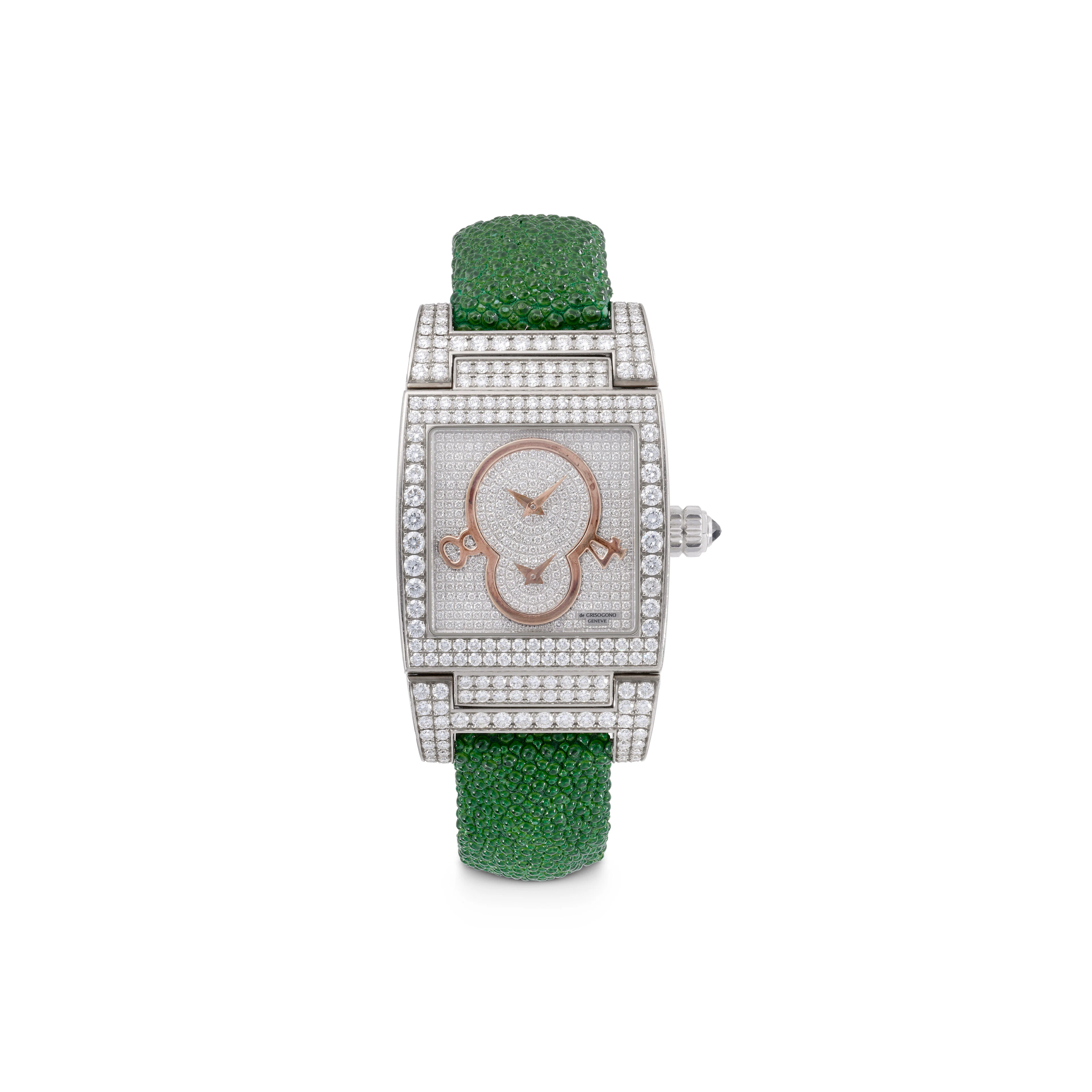 De Grisogono Diamond and Coloured Diamond 'Instrumentino' Wristwatch