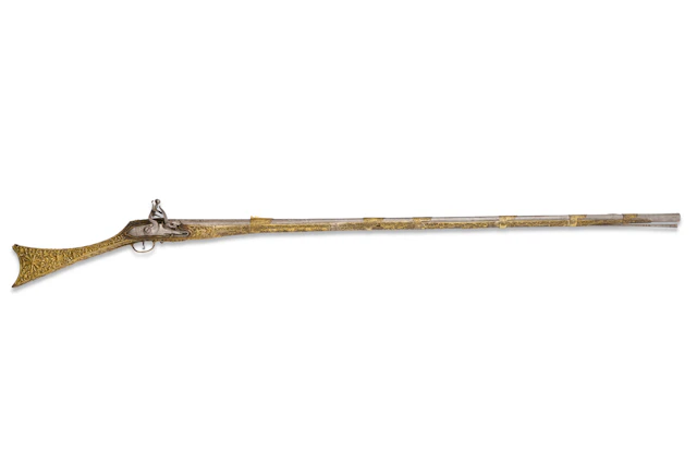A Silver-Gilt Miquelet-Lock Gun