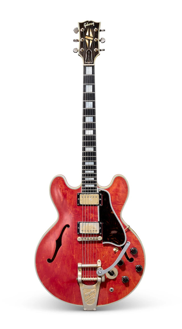 A Semi-Hollow-Body Electric Guitar, Es-355 Tdsv