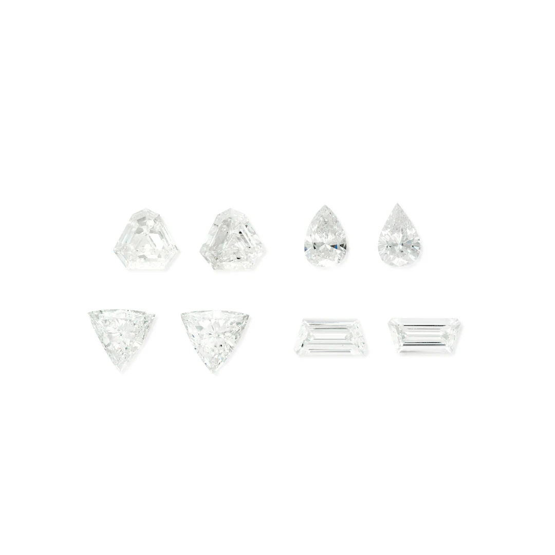 Group of Eight Unmounted Diamonds