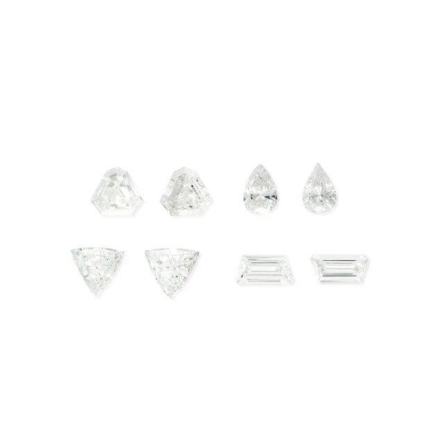 Group of Eight Unmounted Diamonds