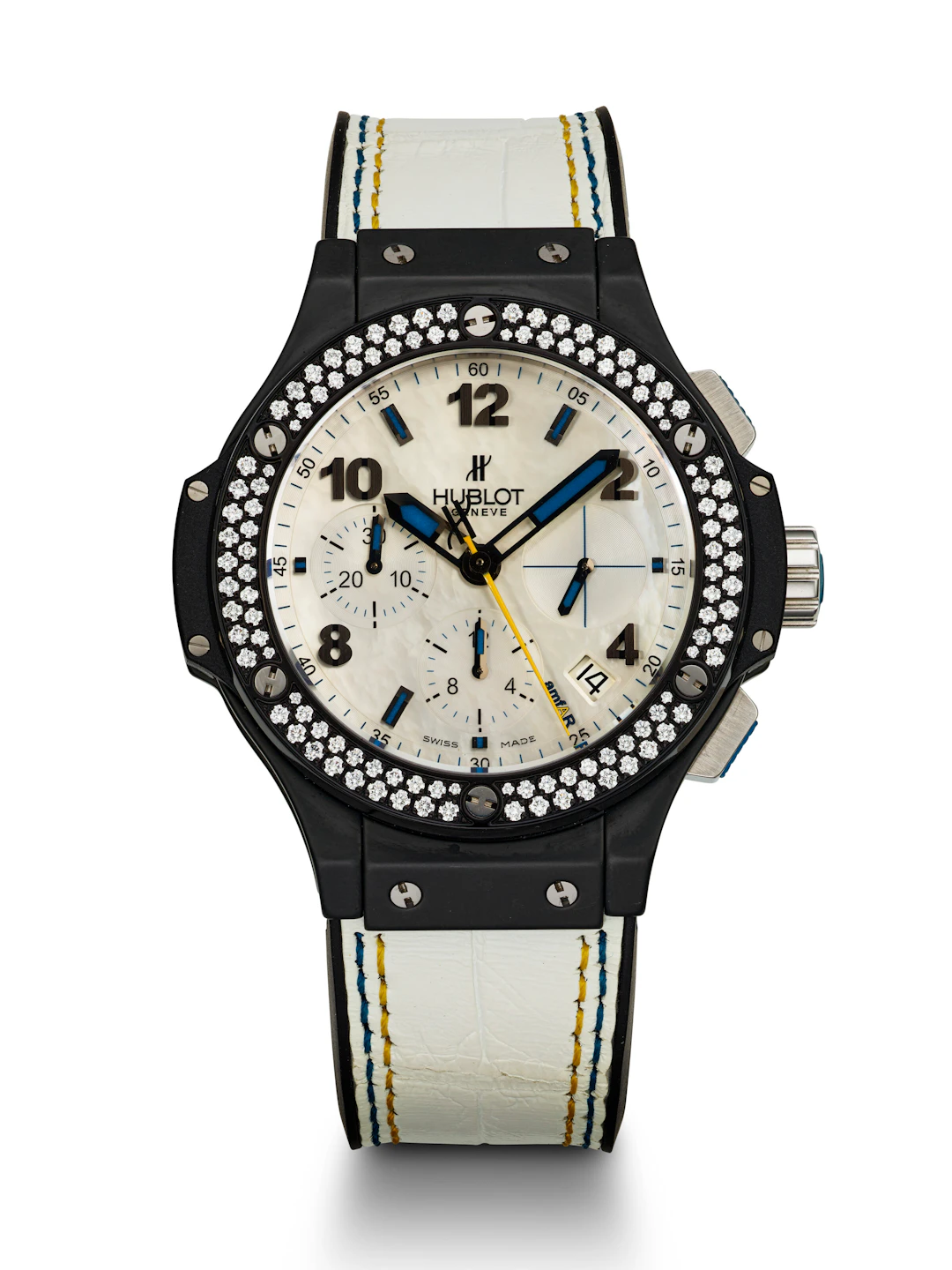 Hublot, Limited Edition Ceramic and Diamond-Set 'Big Bang', Ref.
