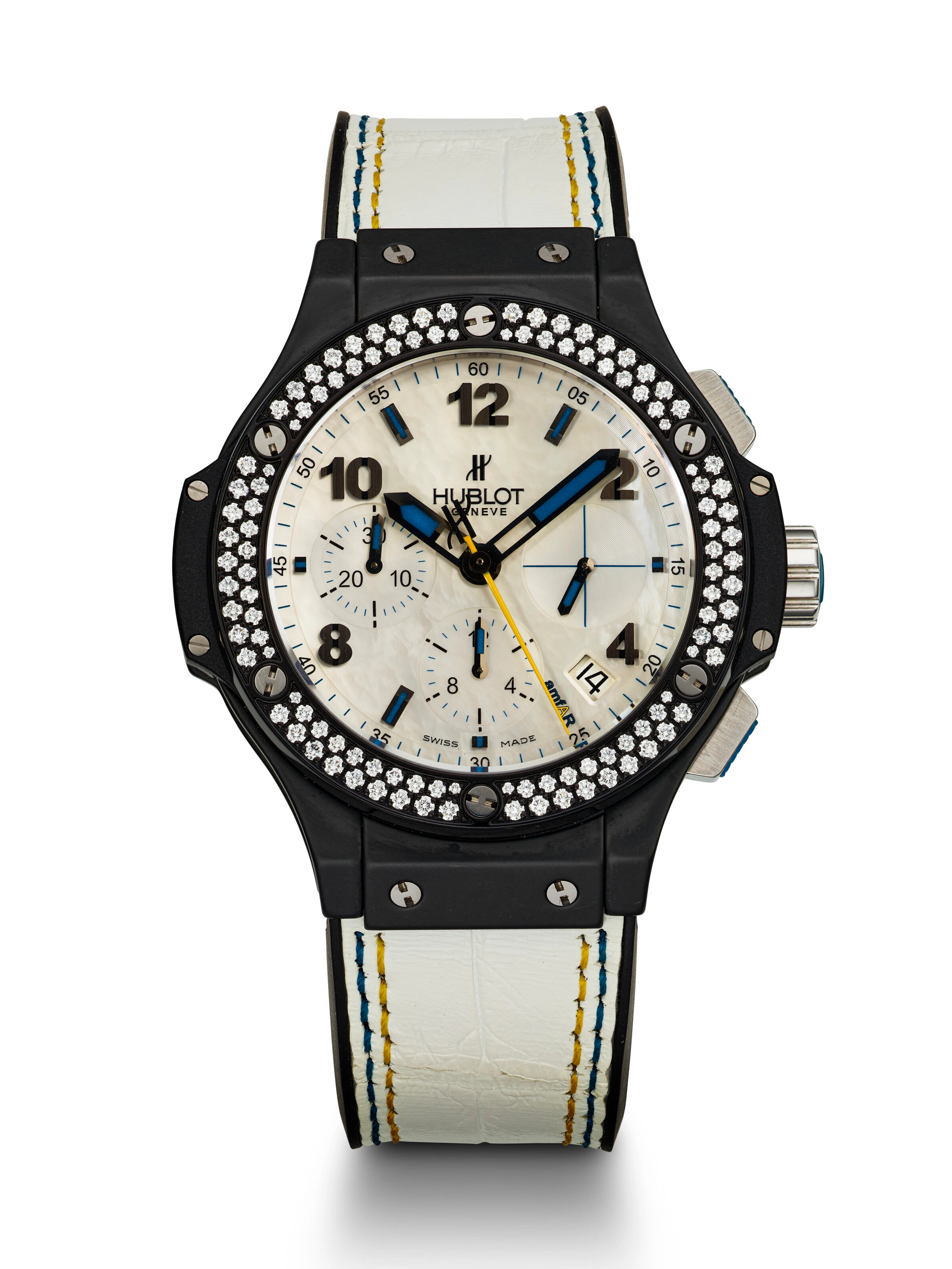 Hublot, Limited Edition Ceramic and Diamond-Set 'Big Bang', Ref.