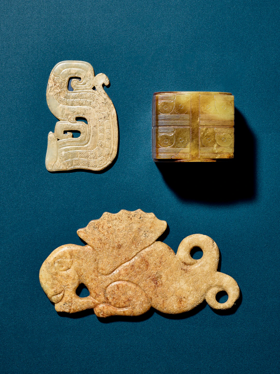 Three Jade Carvings