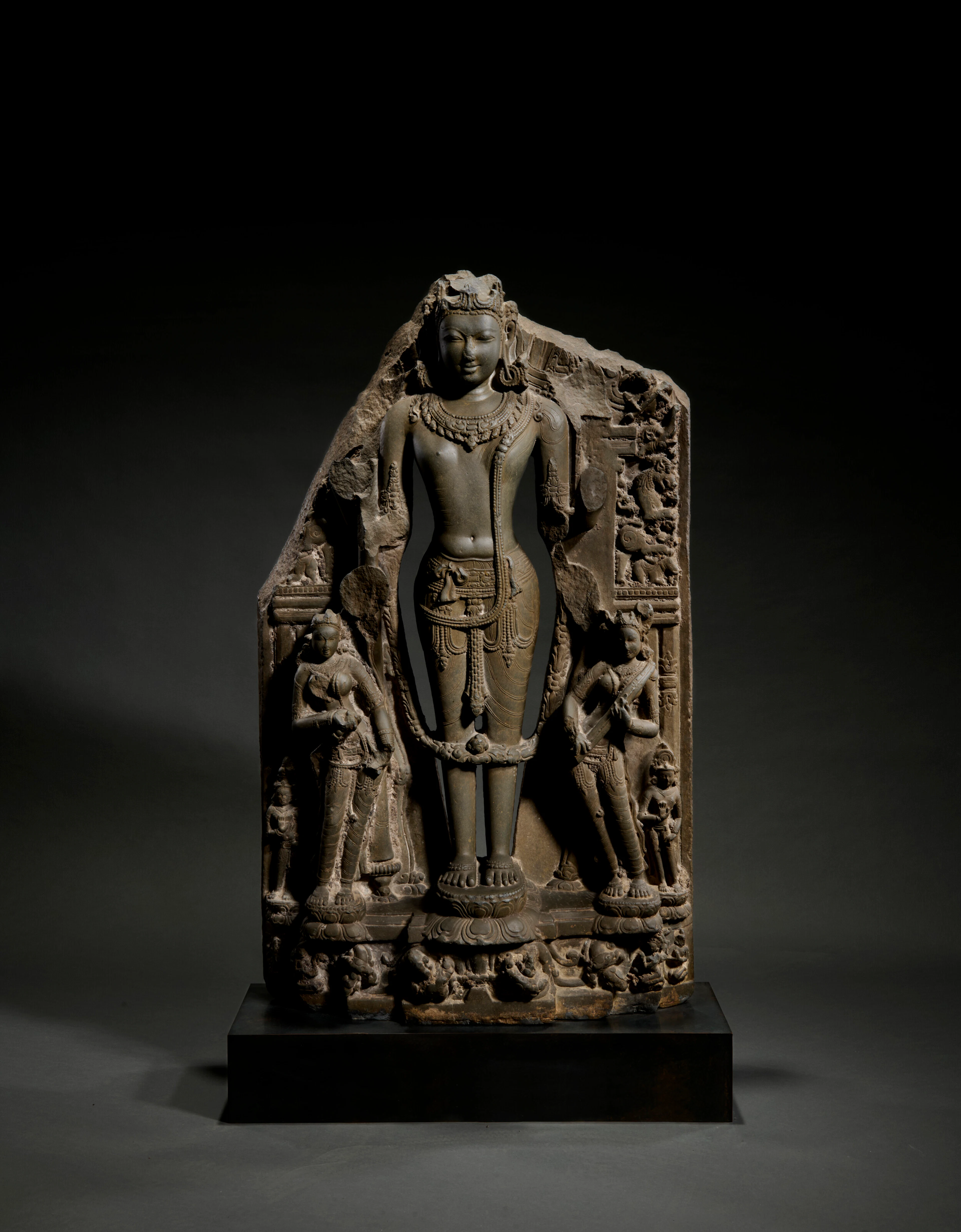 A Blackstone Stele of Vishnu