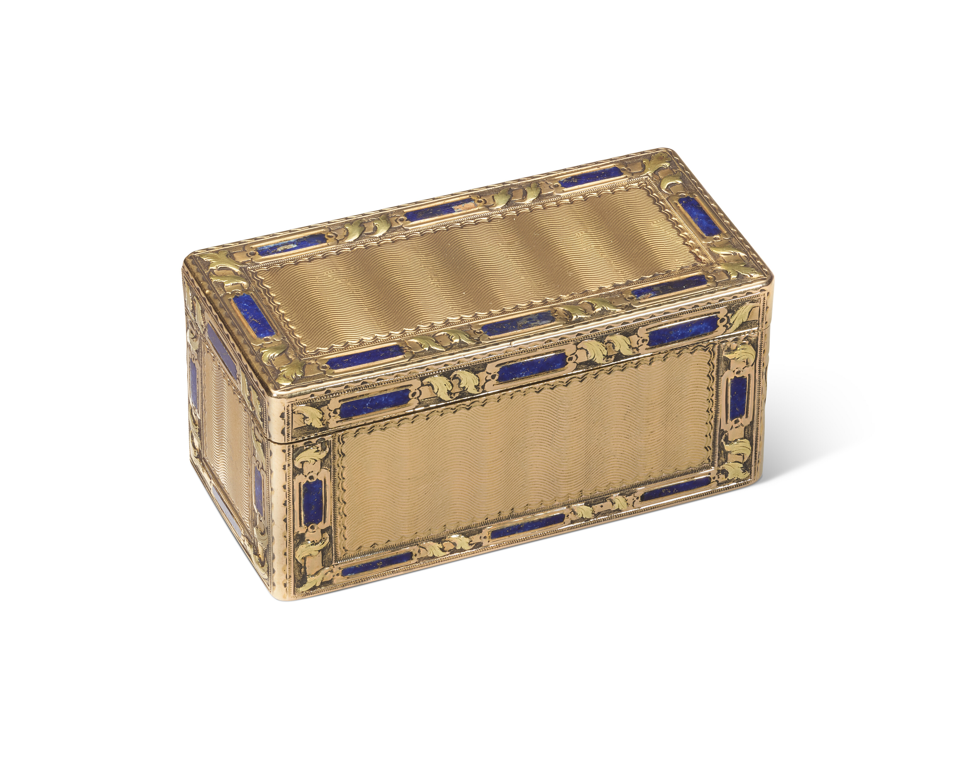 A Louis Xv Gold and Enamel Snuff Box