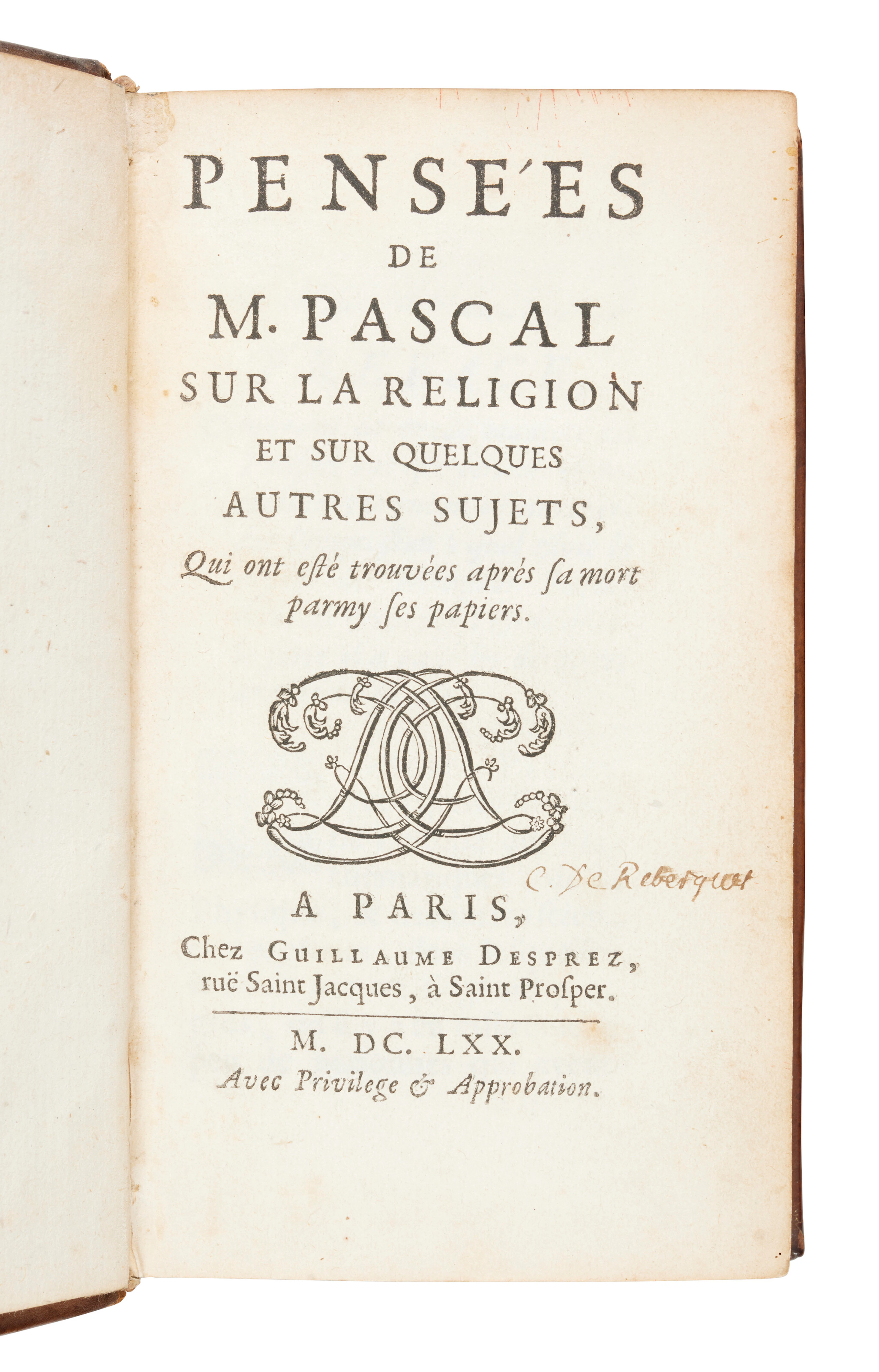 PASCAL, Blaise (1623-1662)