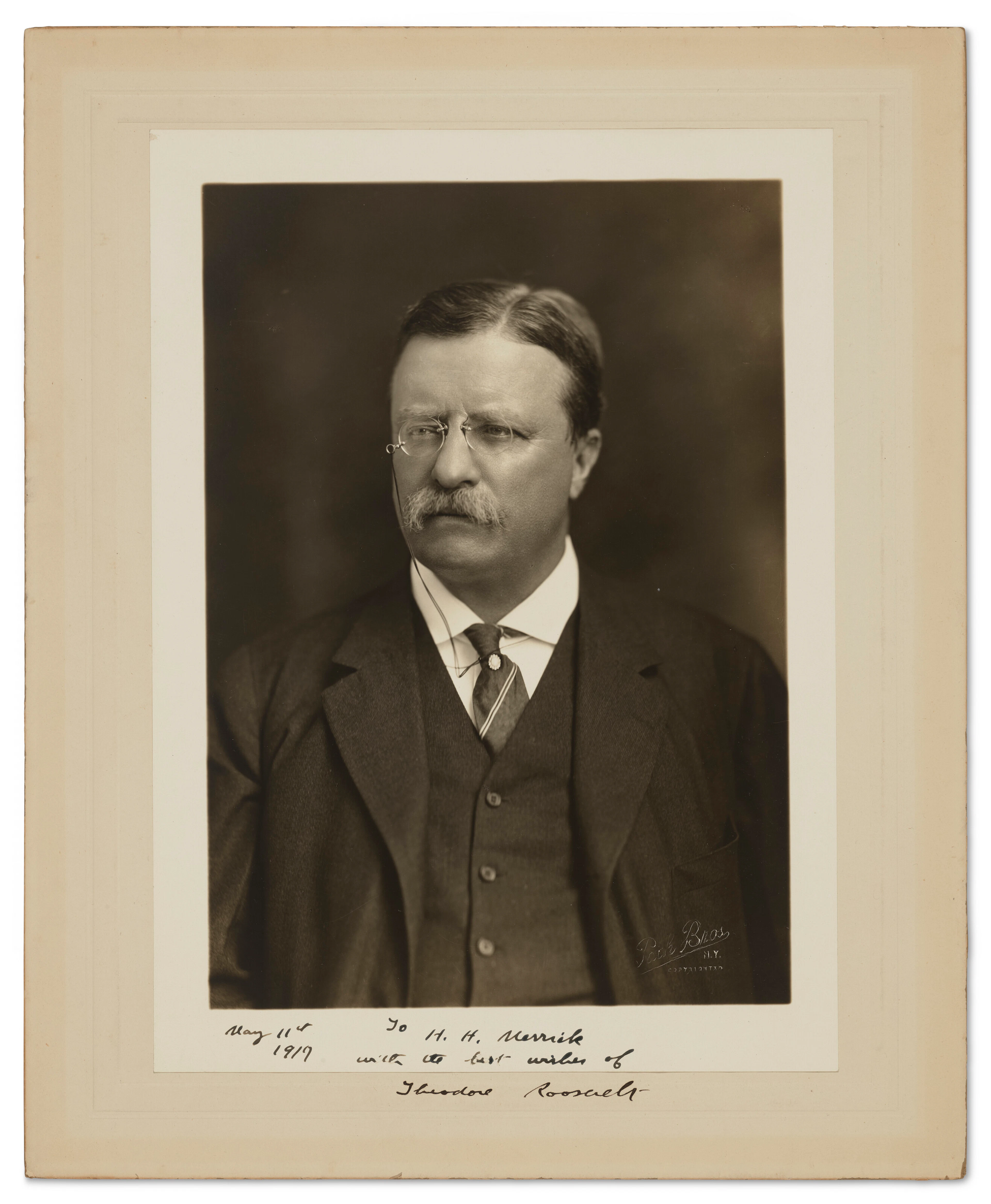 Signed Portrait, Inscribed to a Political Ally