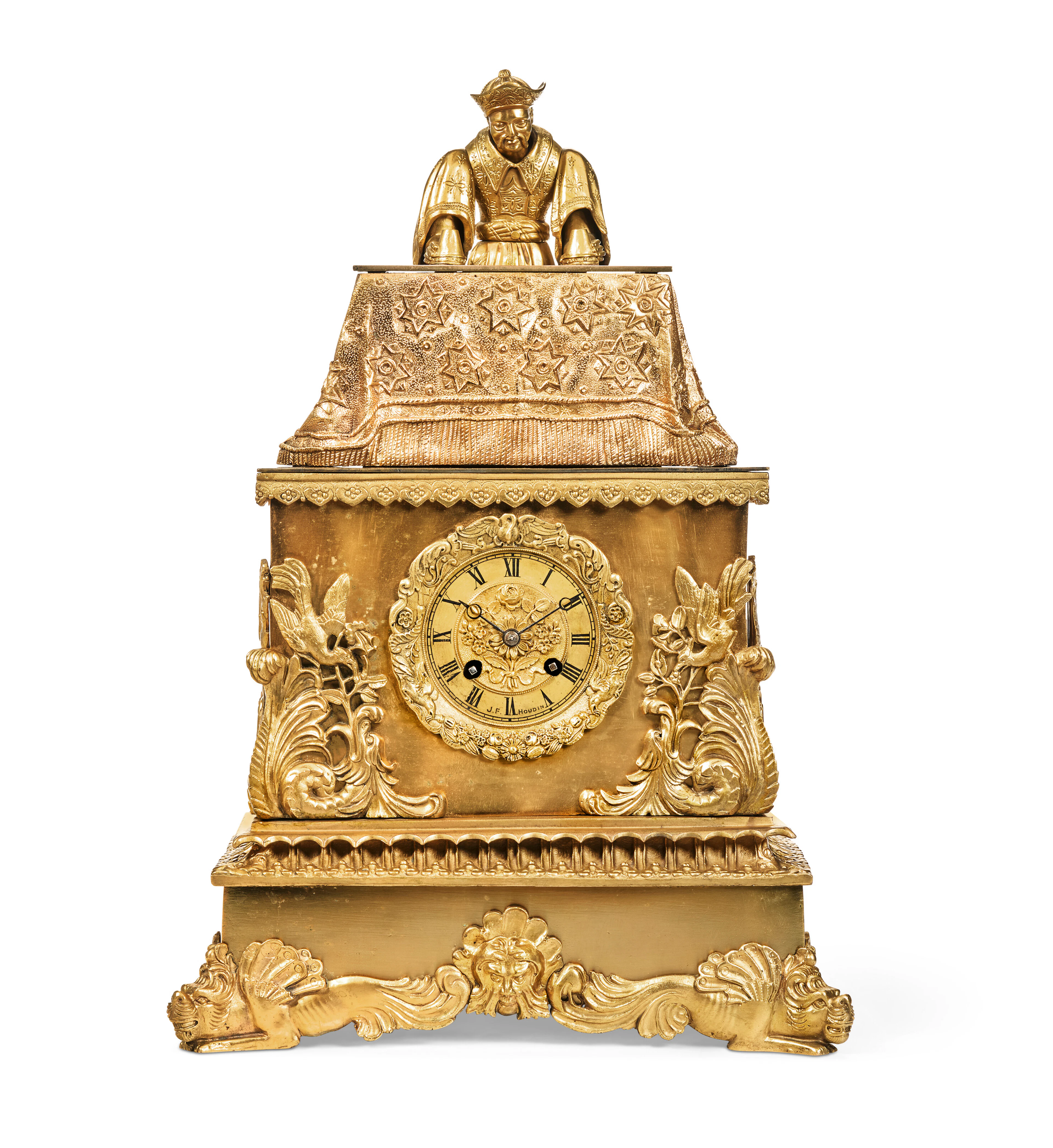 A Louis-Philippe Ormolu 'L'escamoteur Chinois' Automaton Clock