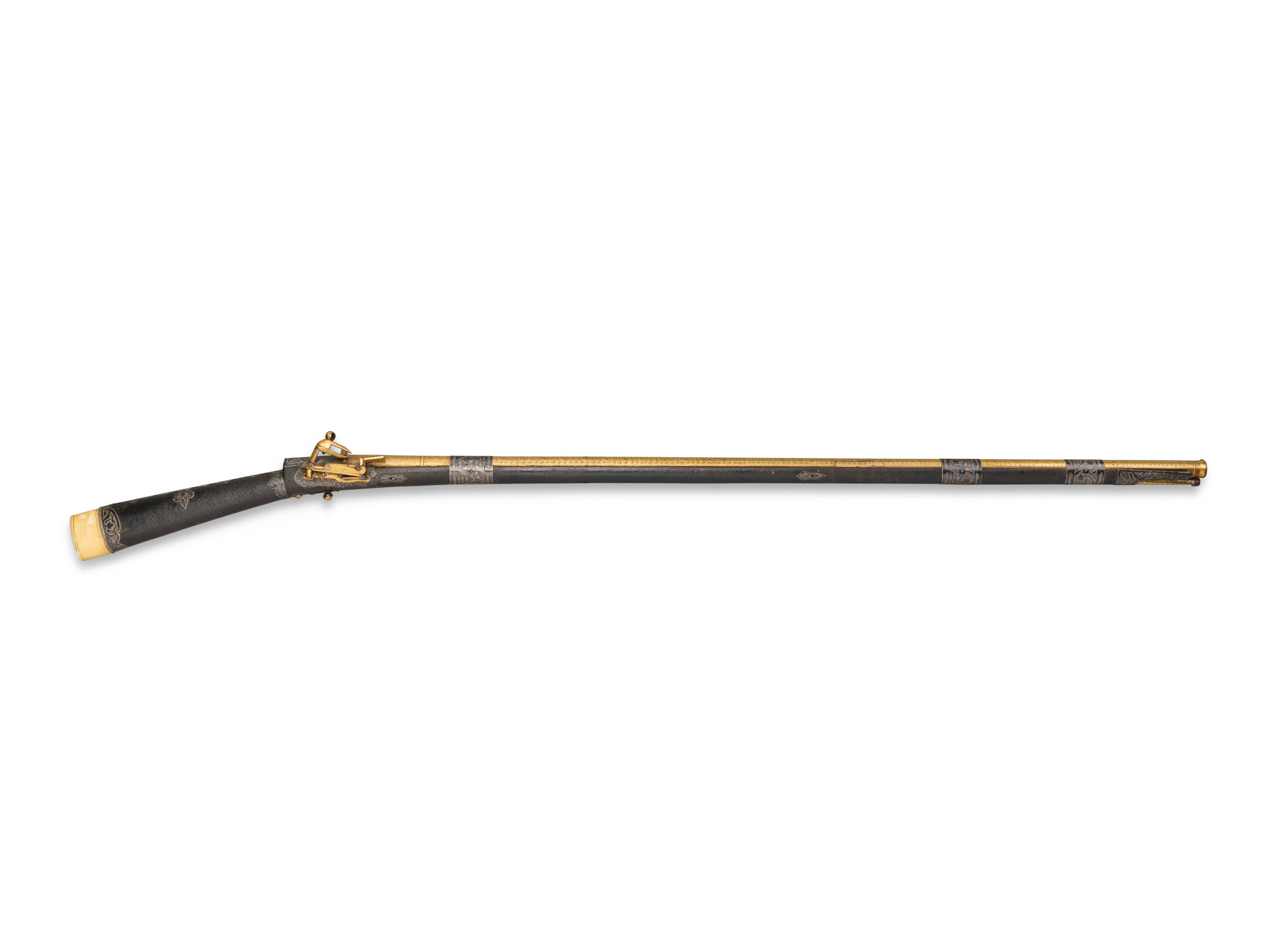 A Rare Caucasian Miquelet Lock Rifle
