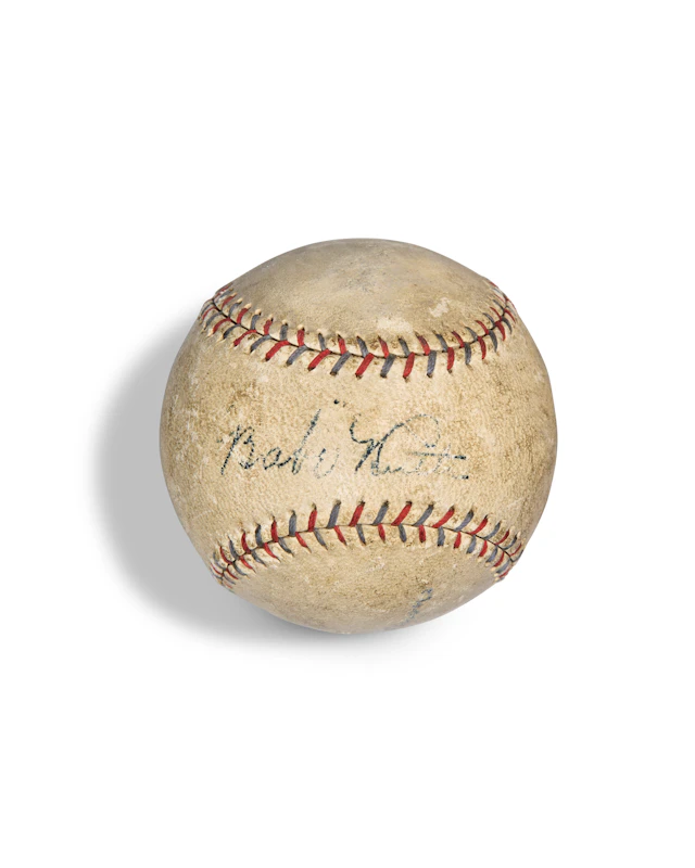 MID 1920s BABE RUTH AUTOGRAPHED BASEBALL