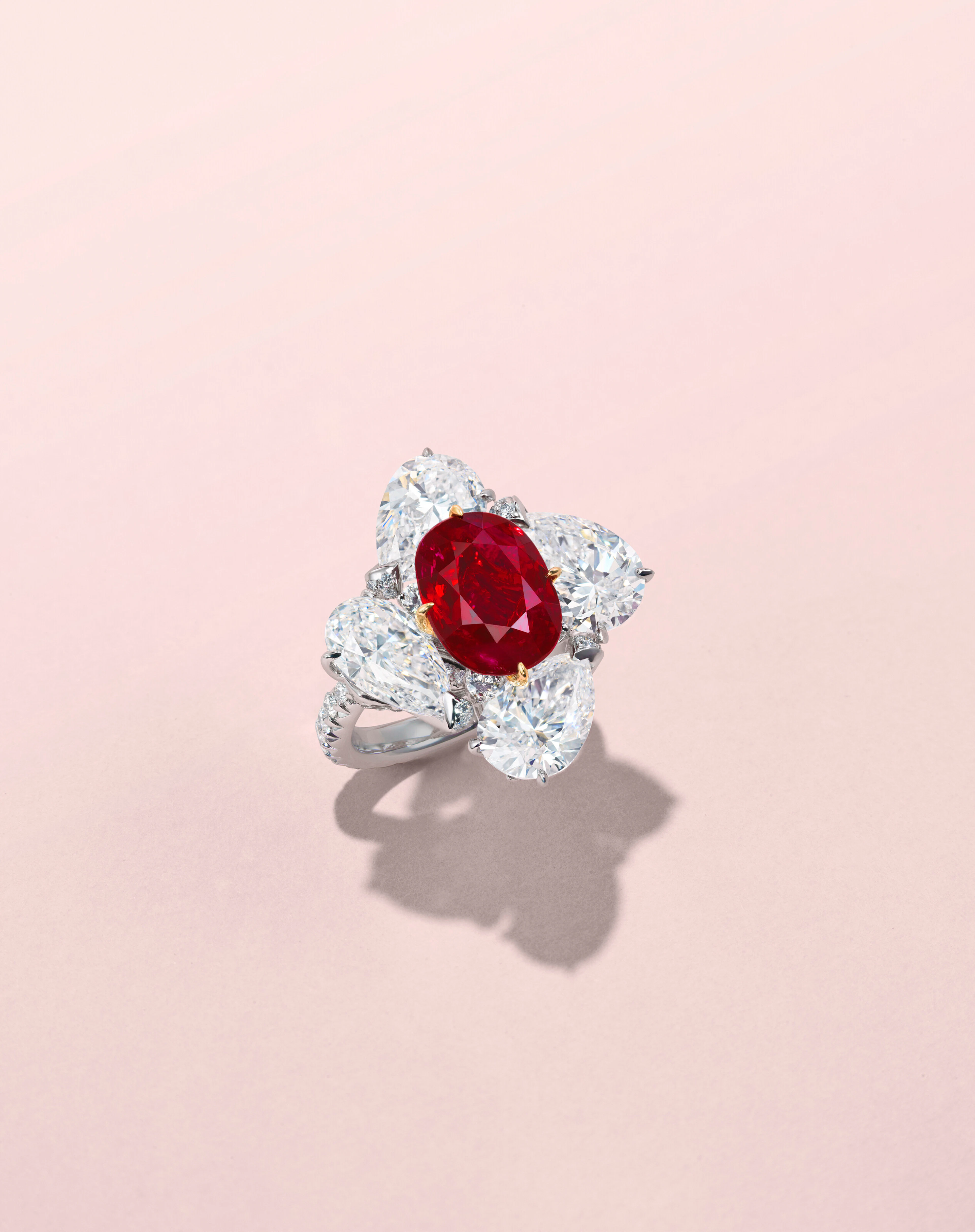 A Rare Ruby and Diamond Ring