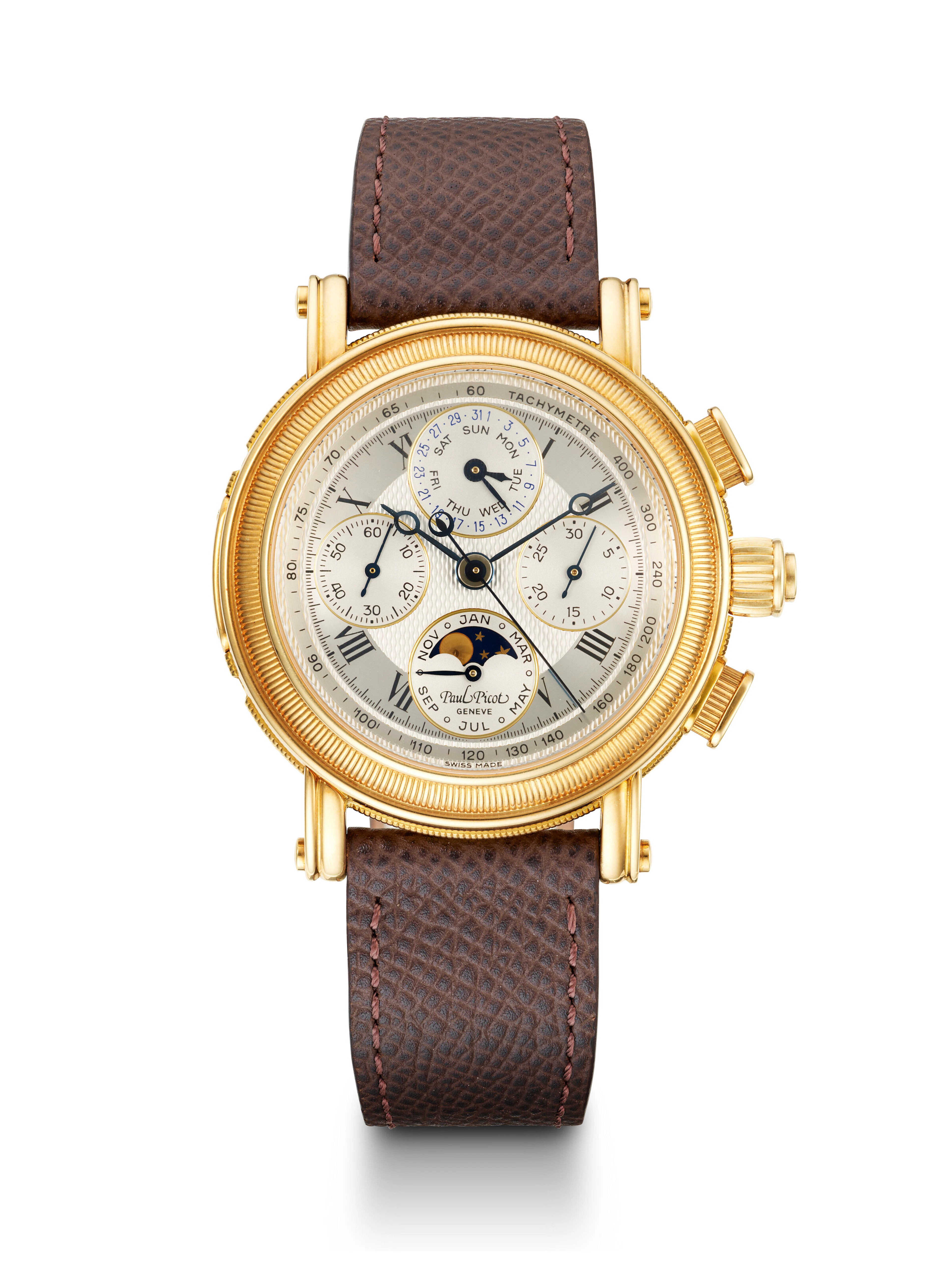 Paul Picot, Limited Edition Yellow Gold 'La Rattrapante'