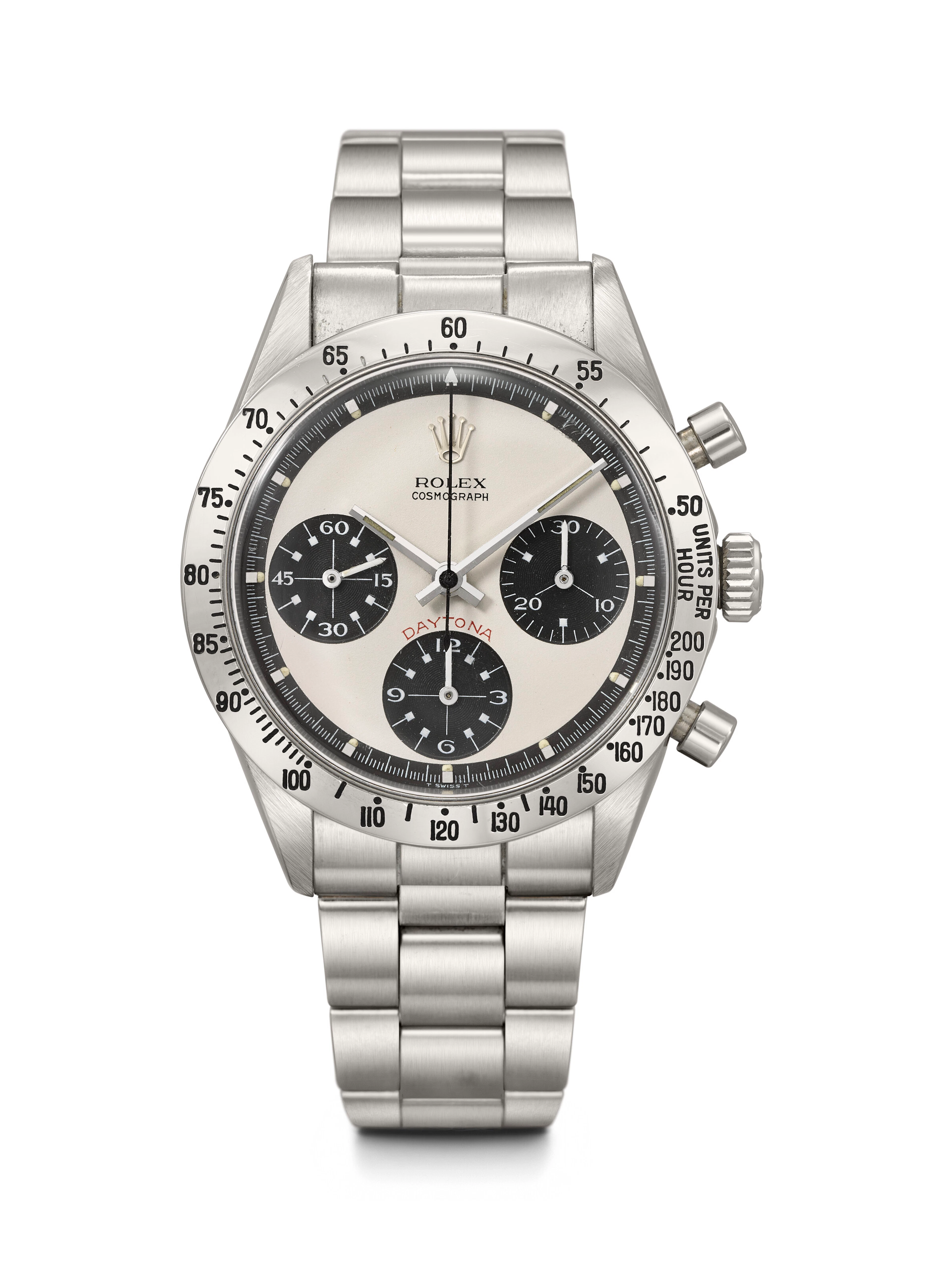 ROLEX. AN ATTRACTIVE AND HIGHLY COVETED STAINLESS STEEL CHRONOGRAPH