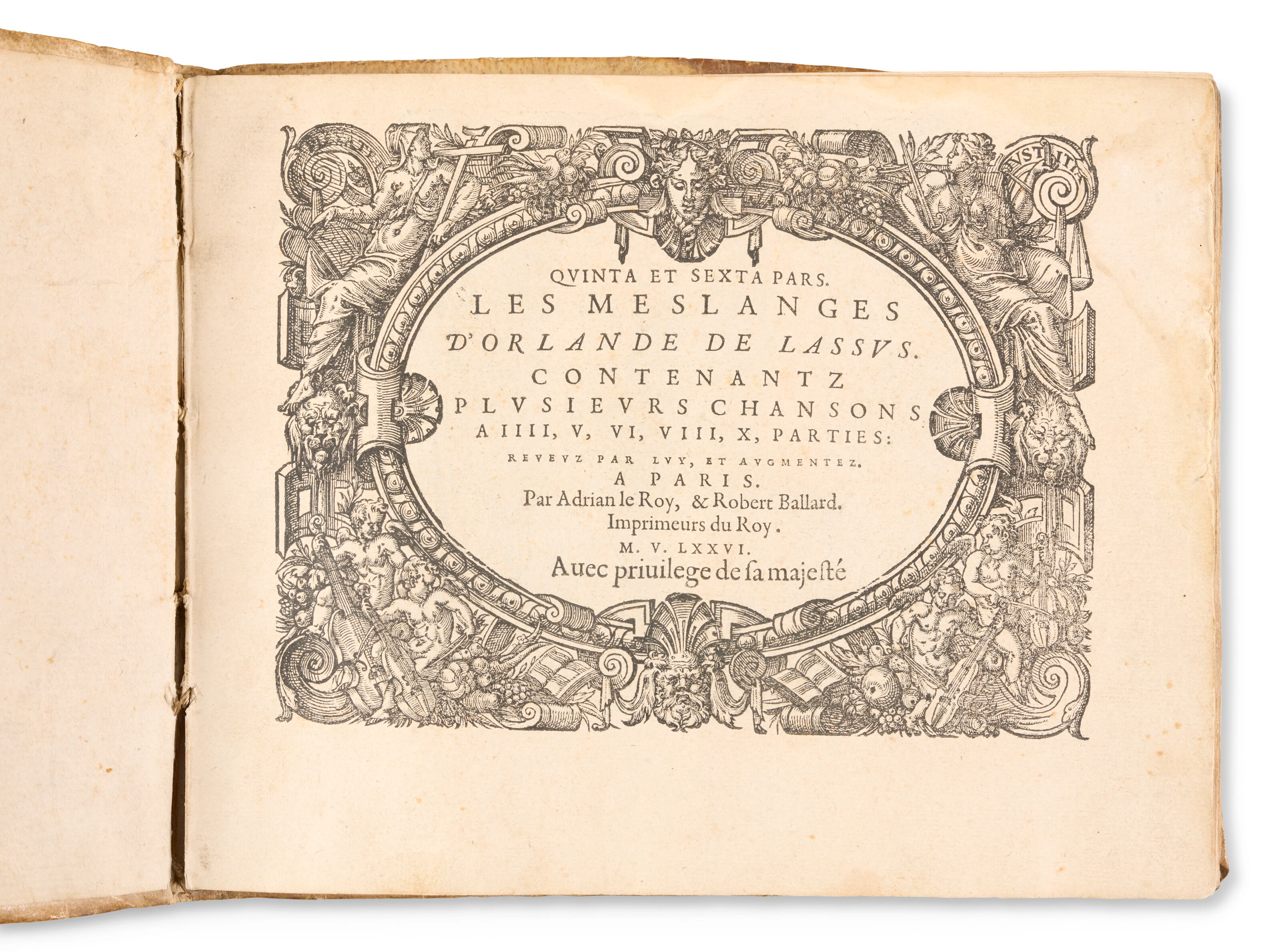 LASSUS, Roland de (1532-1594), Jacques ARCADELT (1507-1568) et autres