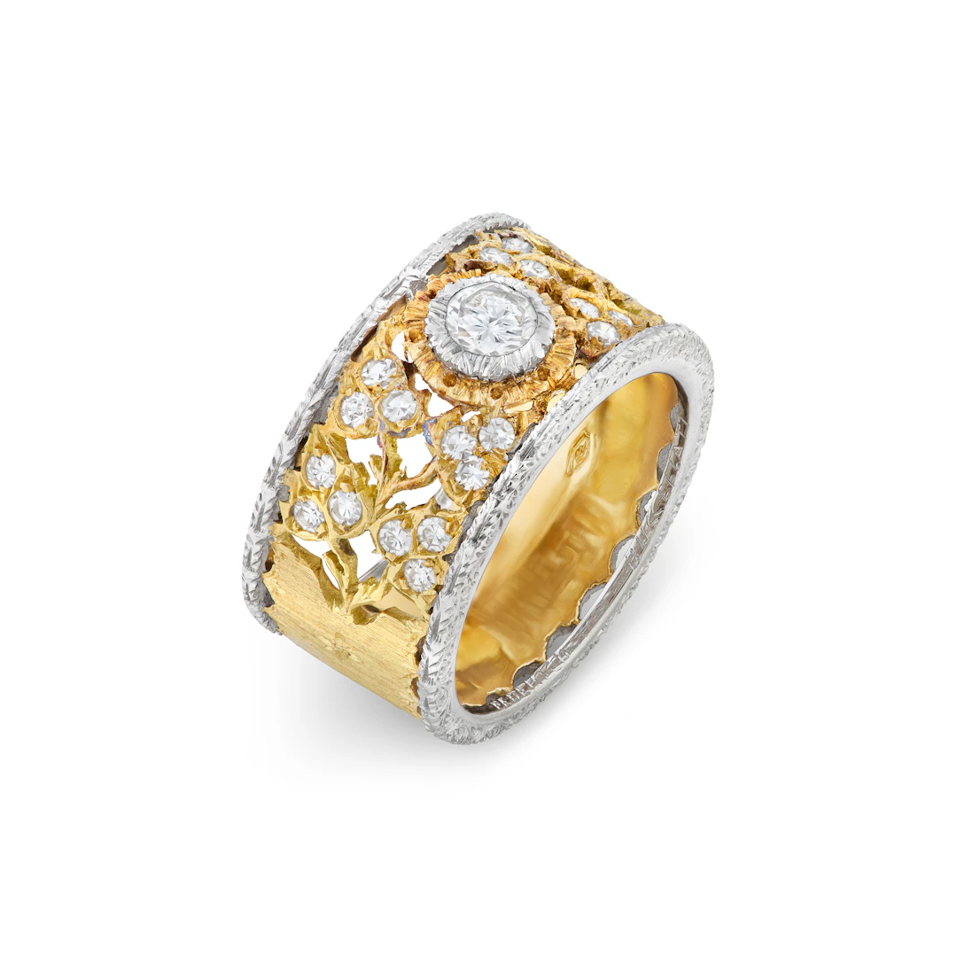 Buccellati Diamond Band Ring