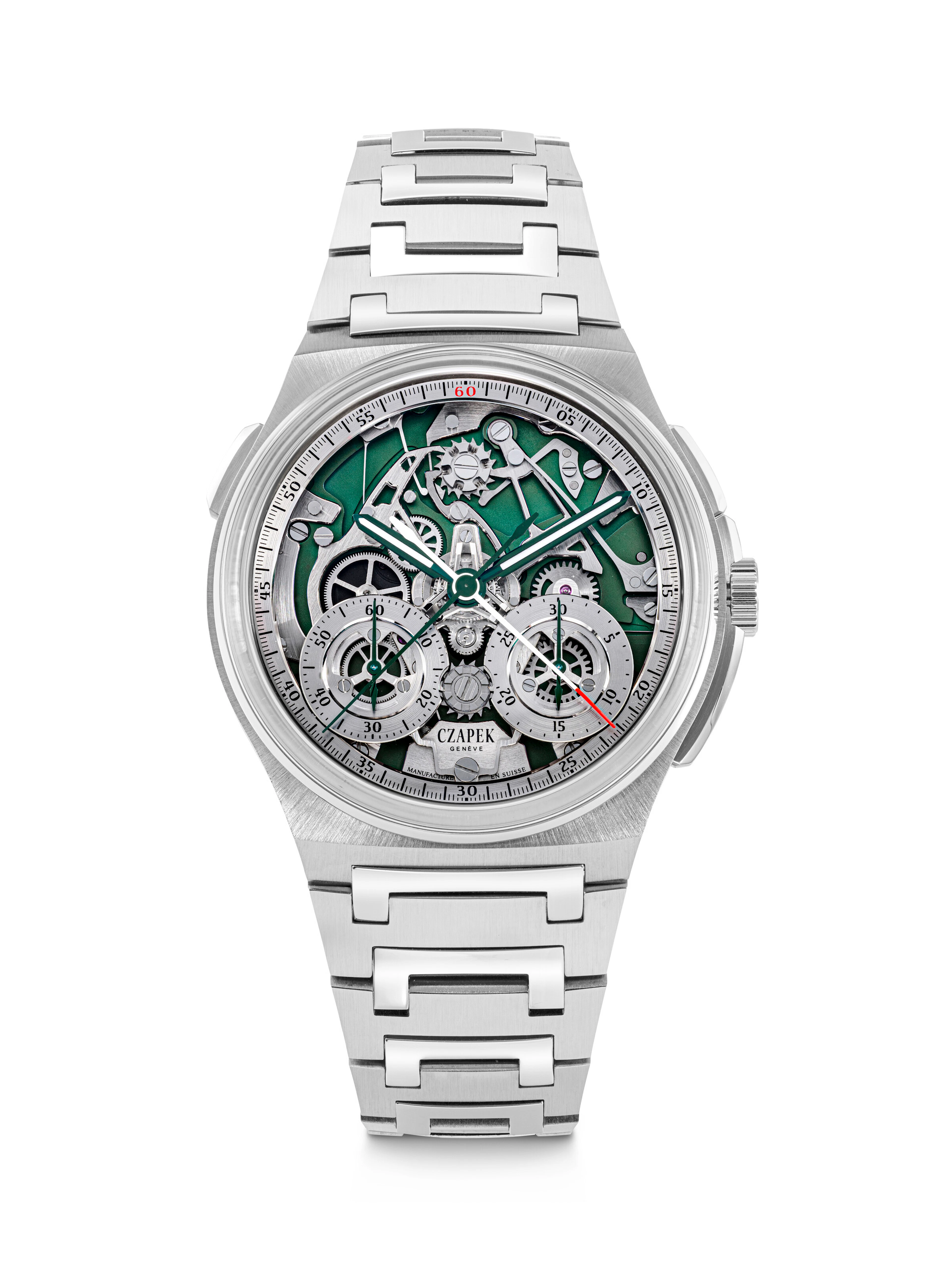 Czapek, Limited Edition Antarctique Rattrapante Mystery Green