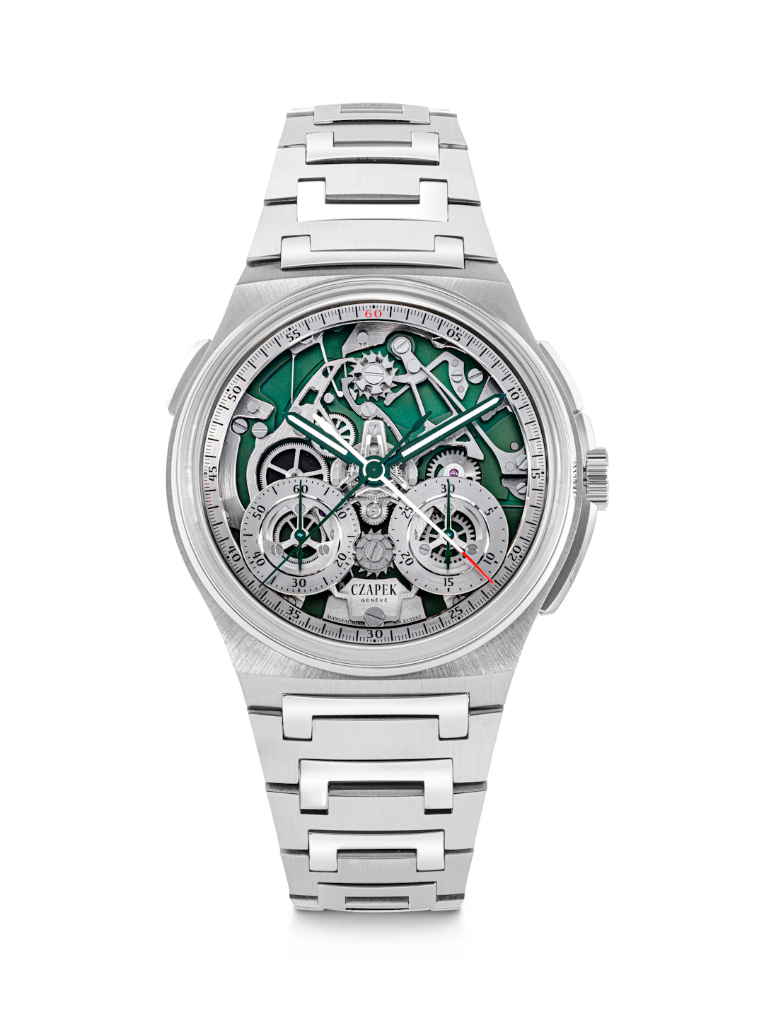 Czapek, Limited Edition Antarctique Rattrapante Mystery Green