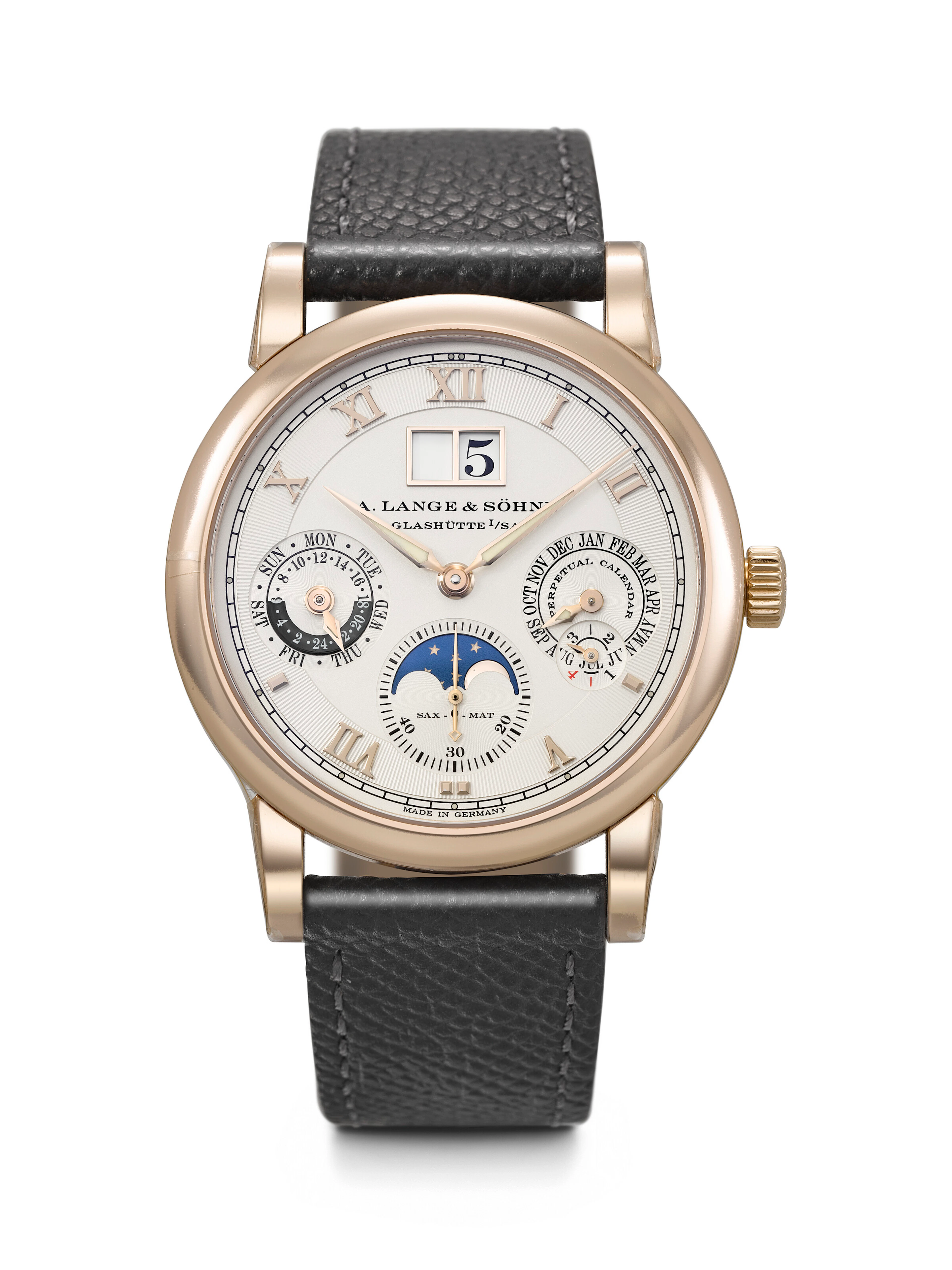 A. Lange & söhne. An Elegant 18K Honey Gold Limited Edition Automatic