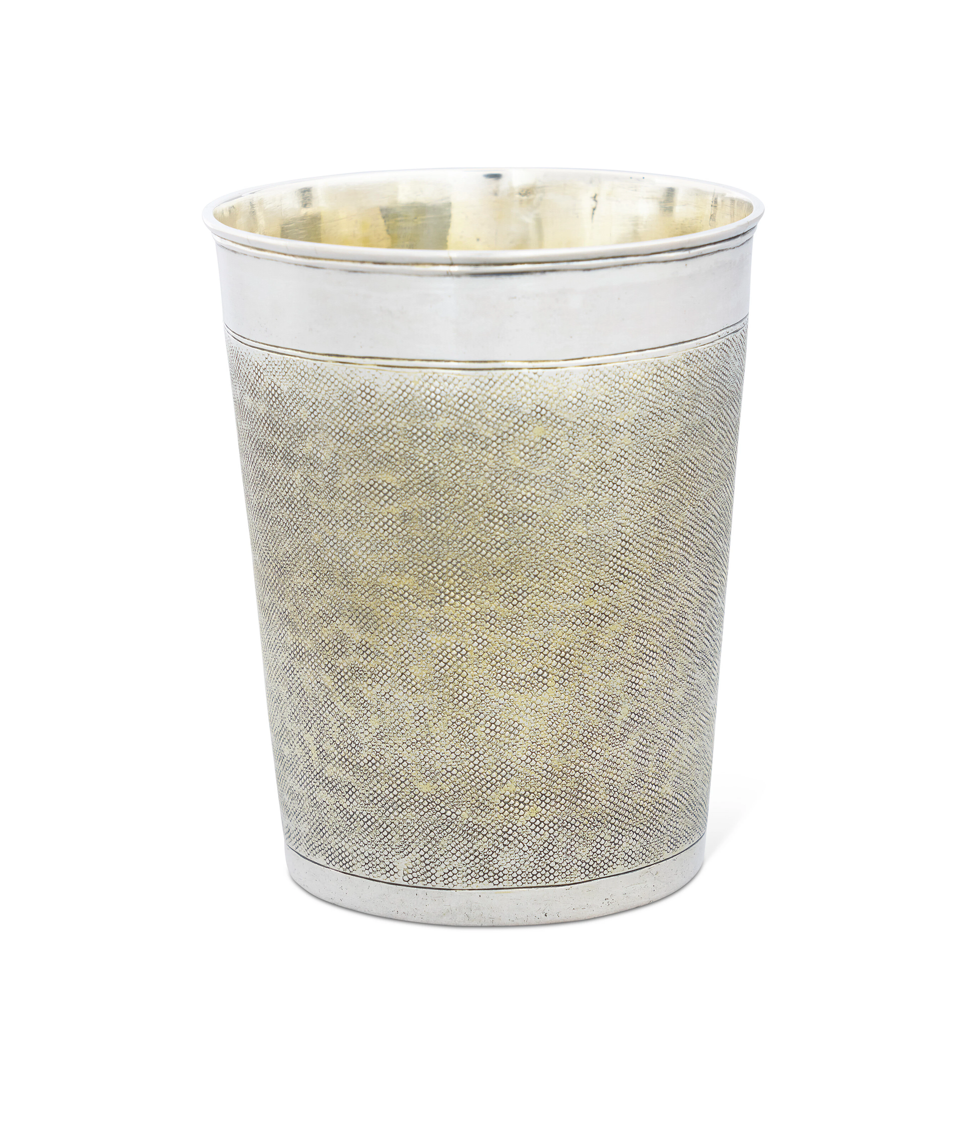 Timbale En Vermeil Et Argent