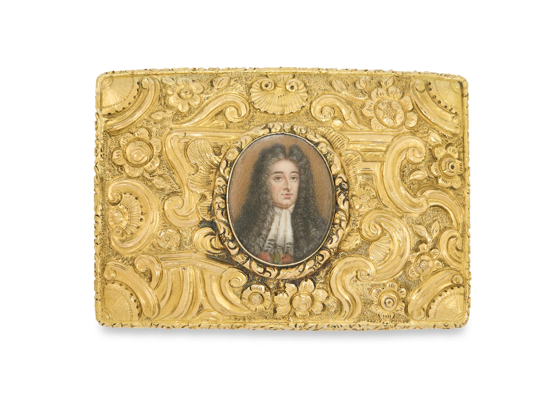 Tabatière En or Irlandaise D'époque George Iv