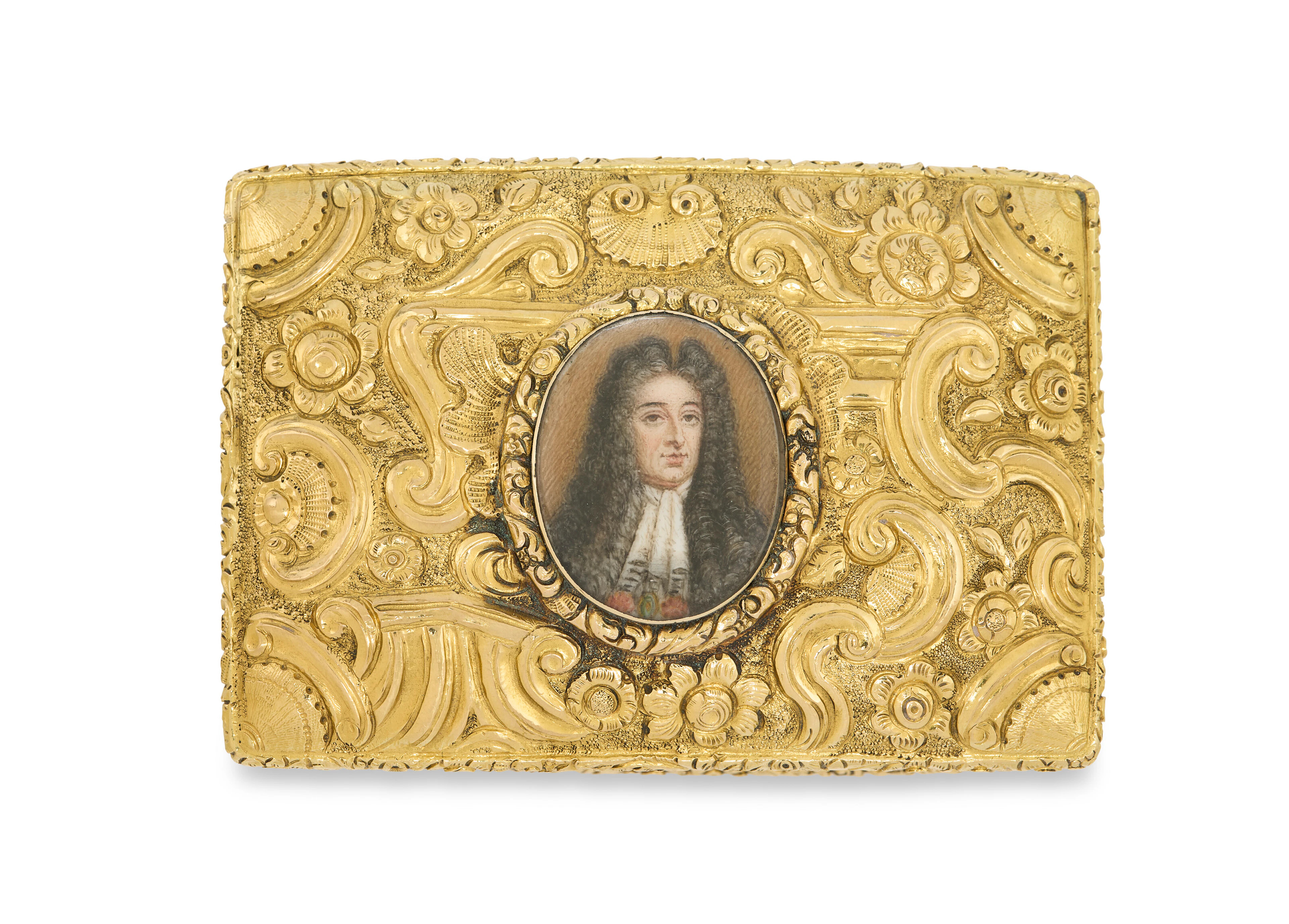 Tabatière En or Irlandaise D'époque George Iv