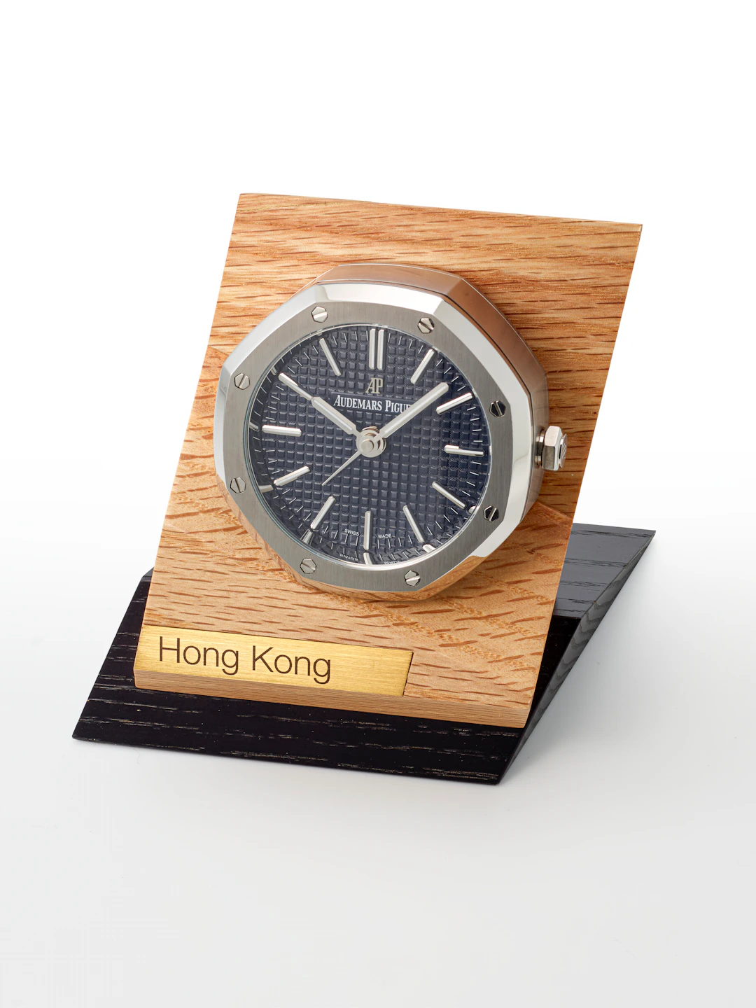 Audemars Piguet, Stainless Steel 'Royal Oak' Table Clock