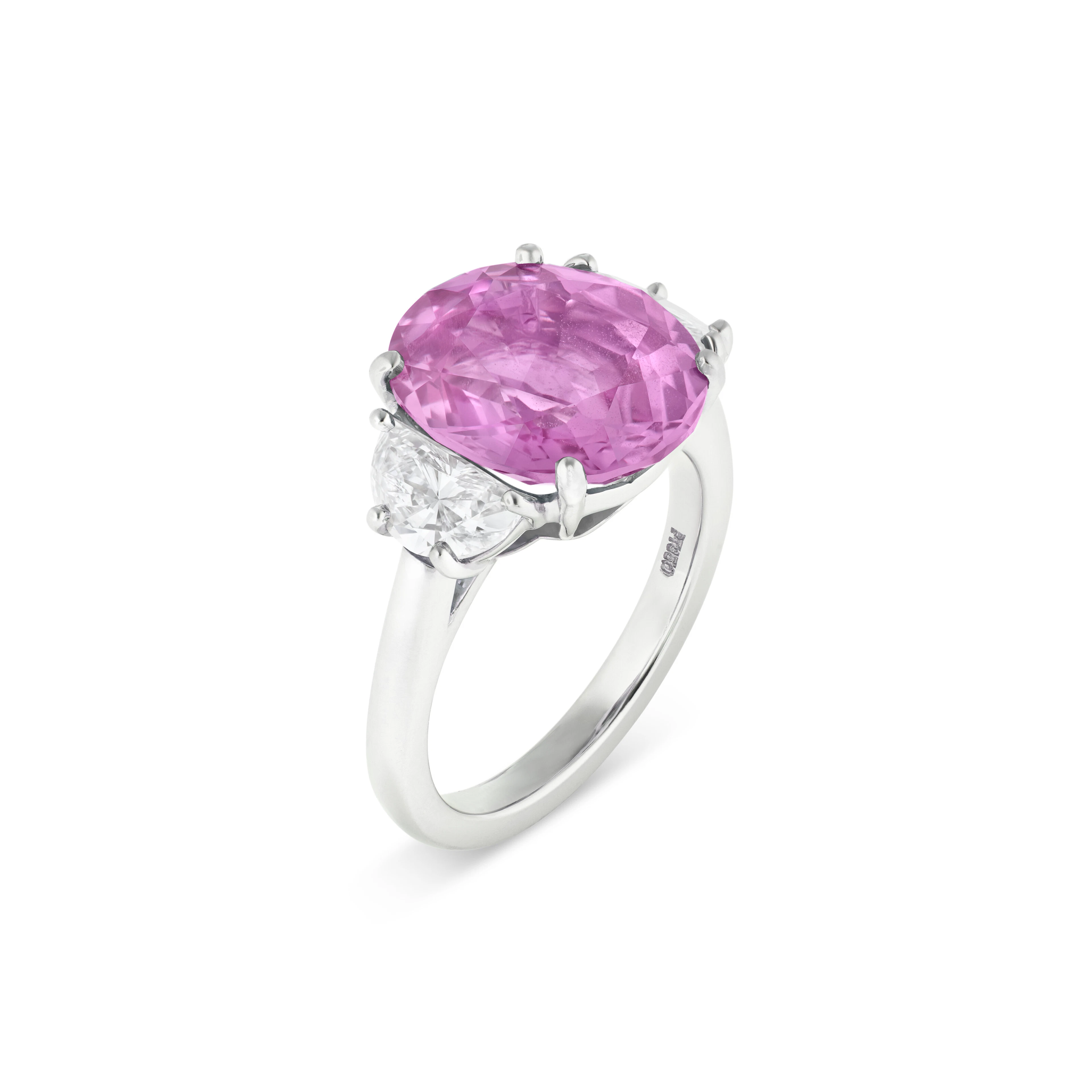 Colored Sapphire and Diamond Ring