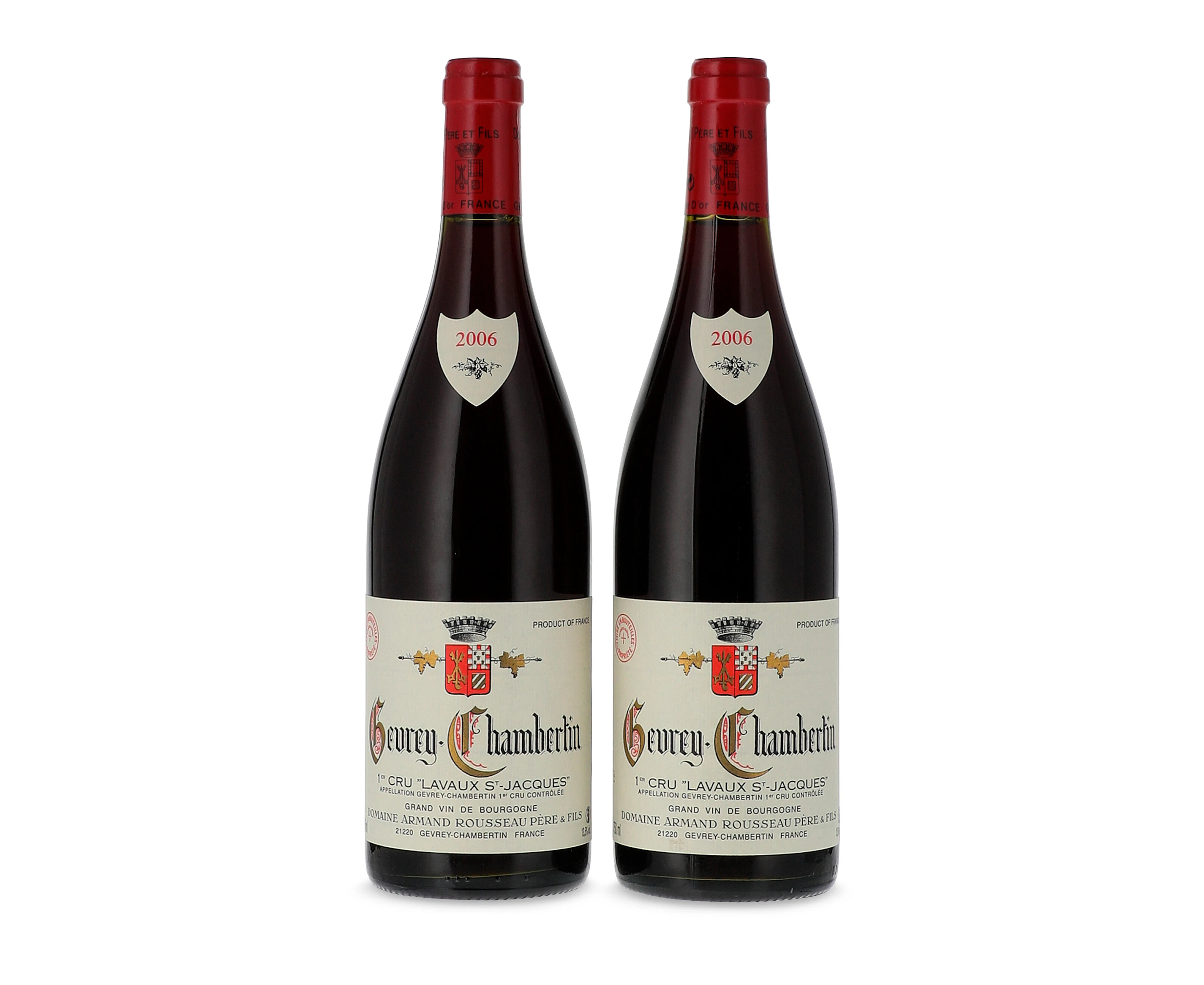 Mixed 2006 & 2007 Domaine Armand Rousseau, Gevrey-Chambertin, Lavaux