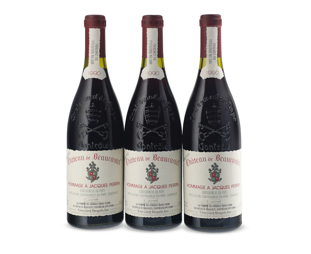 Château De Beaucastel, Châteauneuf-Du-Pape Hommage À Jacques Perrin 1990