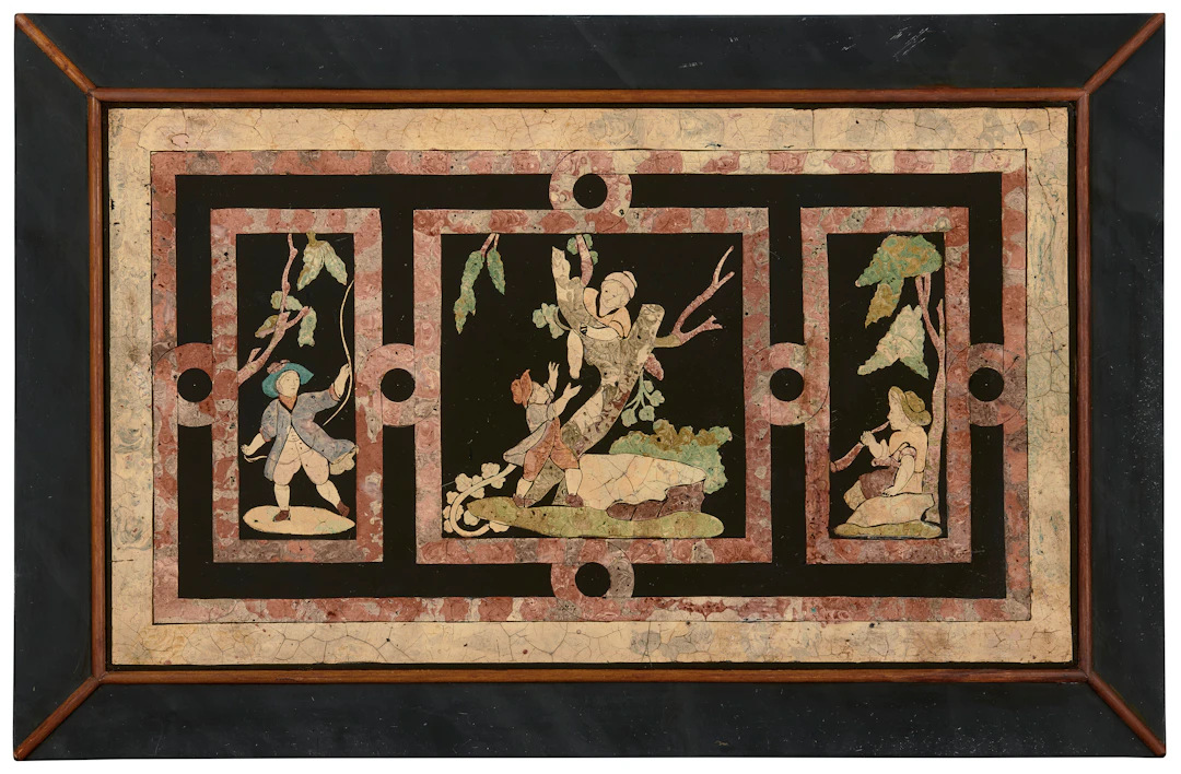 An Italian Scagliola Table Top