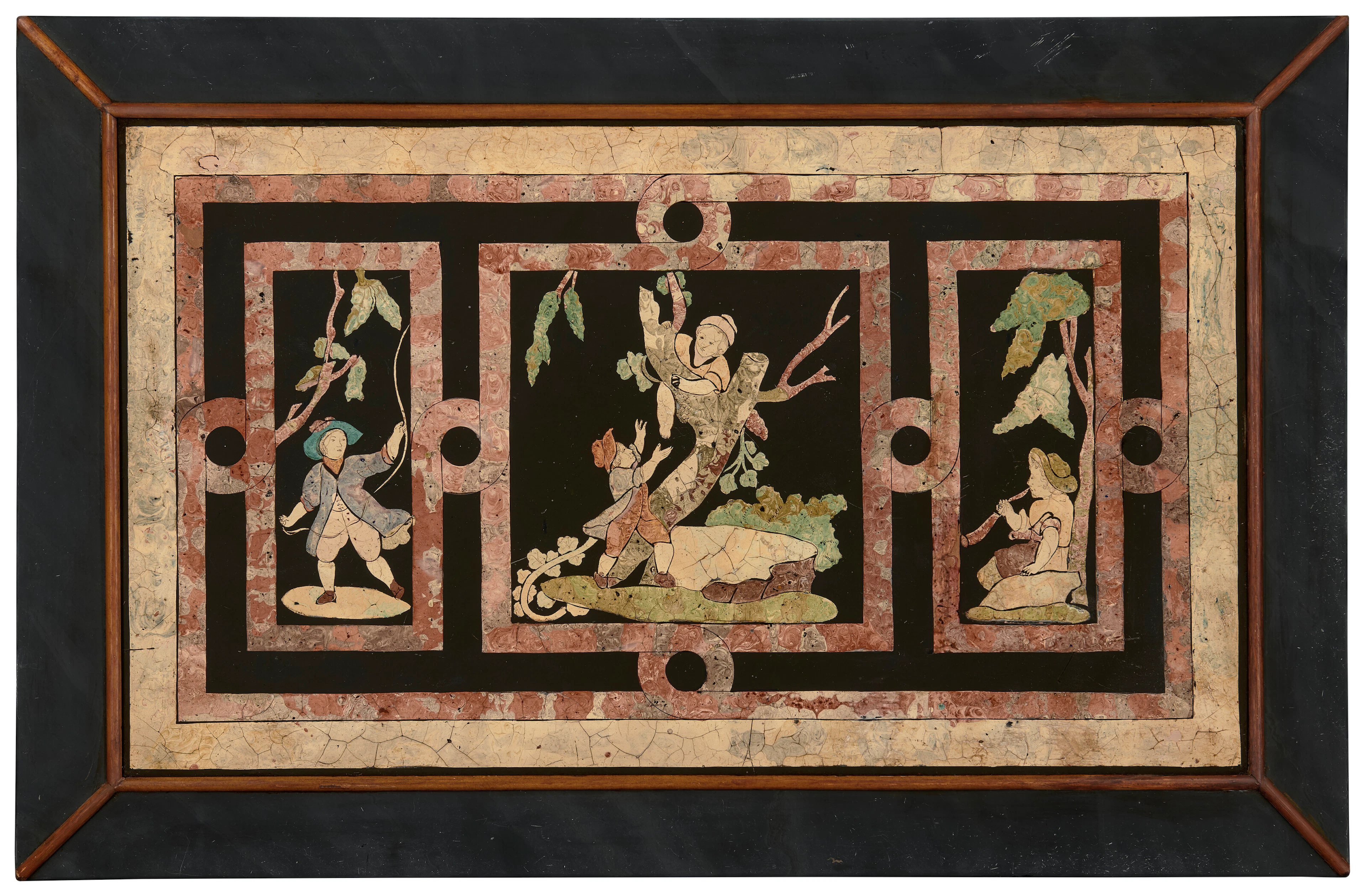 An Italian Scagliola Table Top