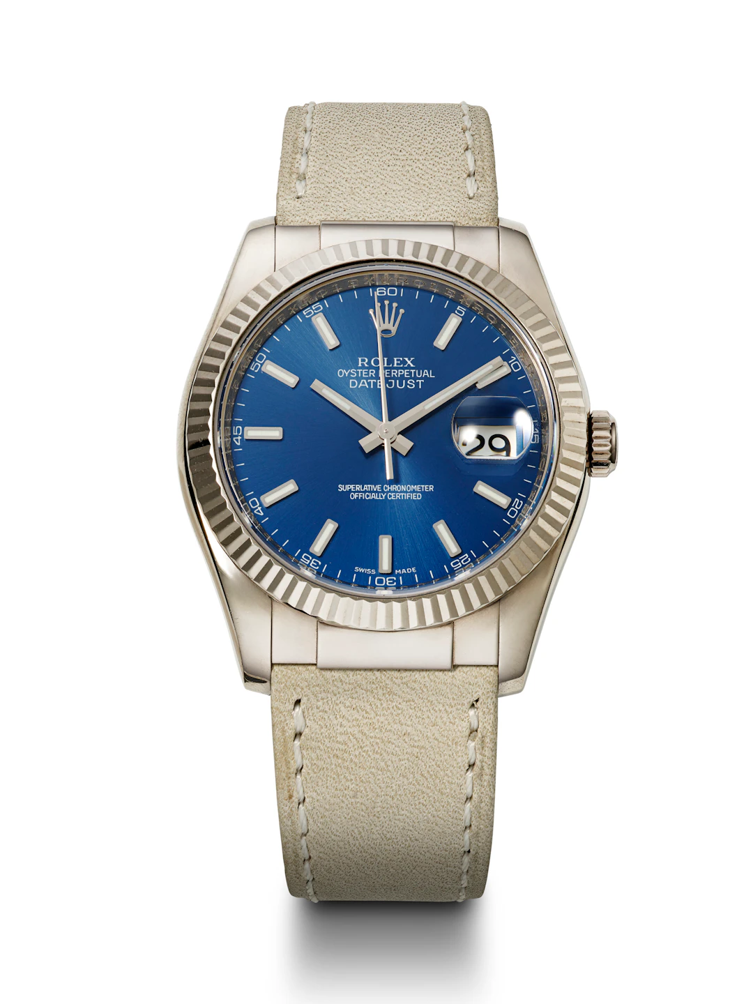 Rolex, White Gold 'Datejust', Ref. 116139