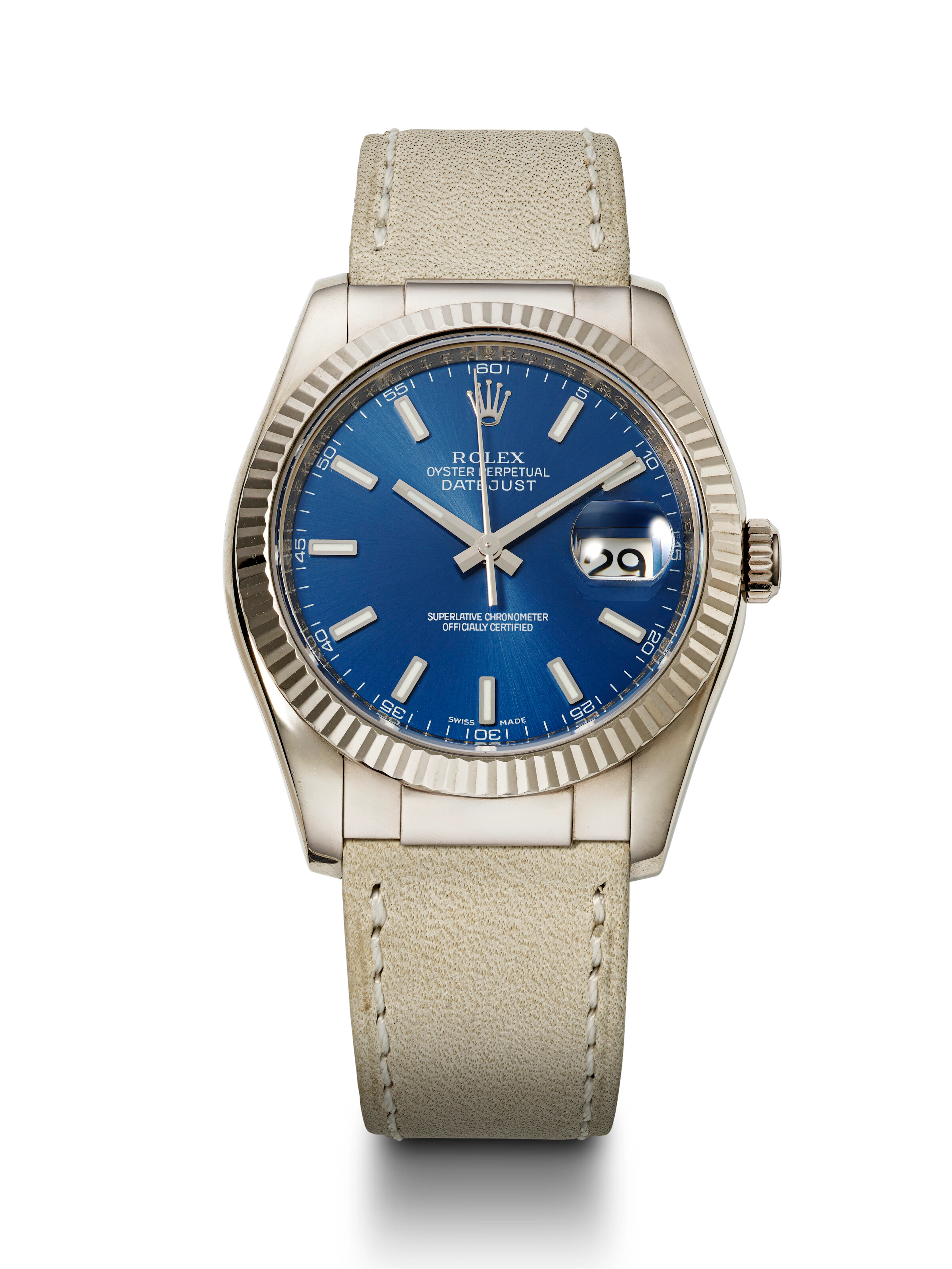 Rolex, White Gold 'Datejust', Ref. 116139