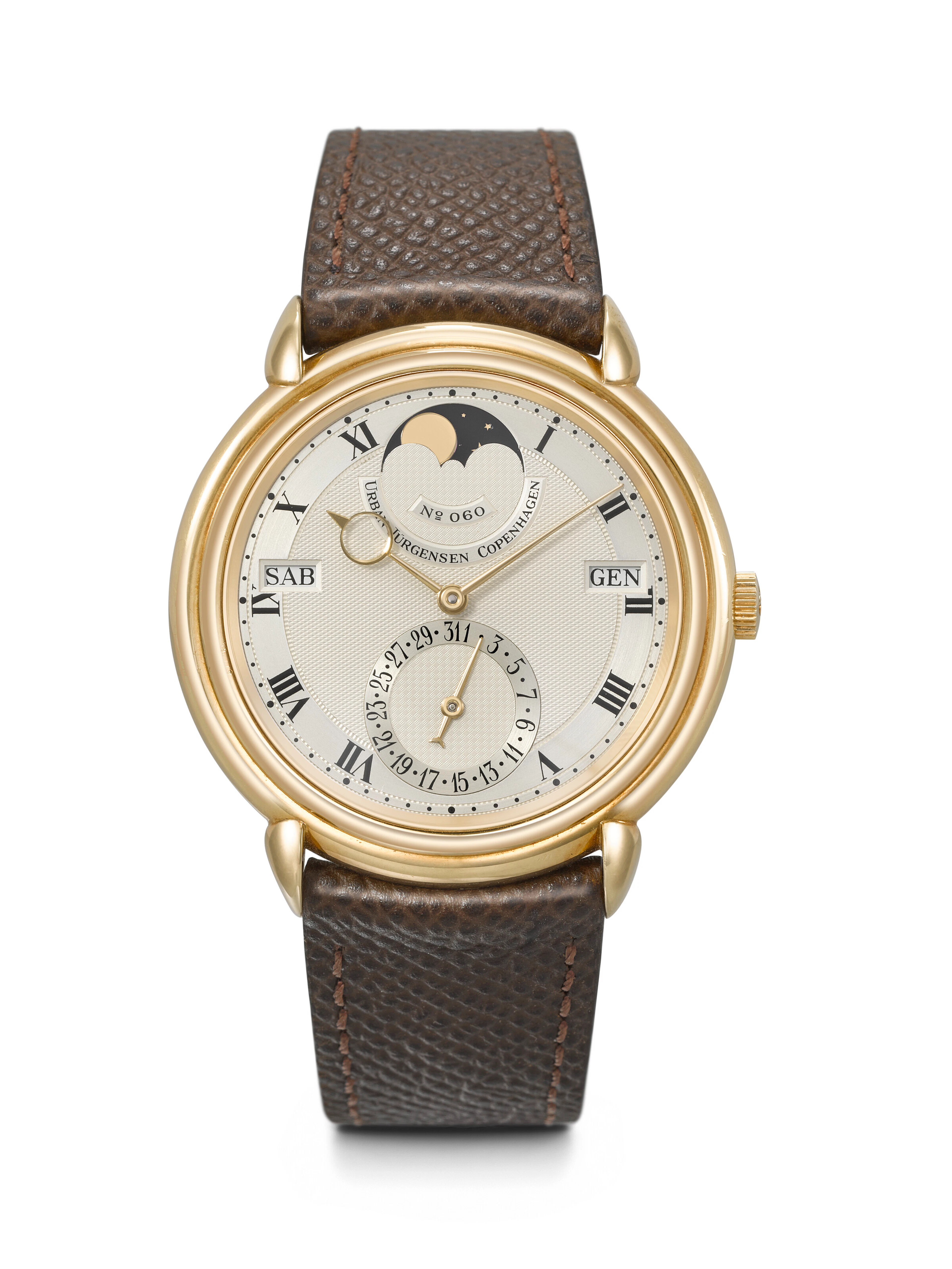 Urban Jürgensen. A Very Rare and Highly Coveted 18K Gold Automatic