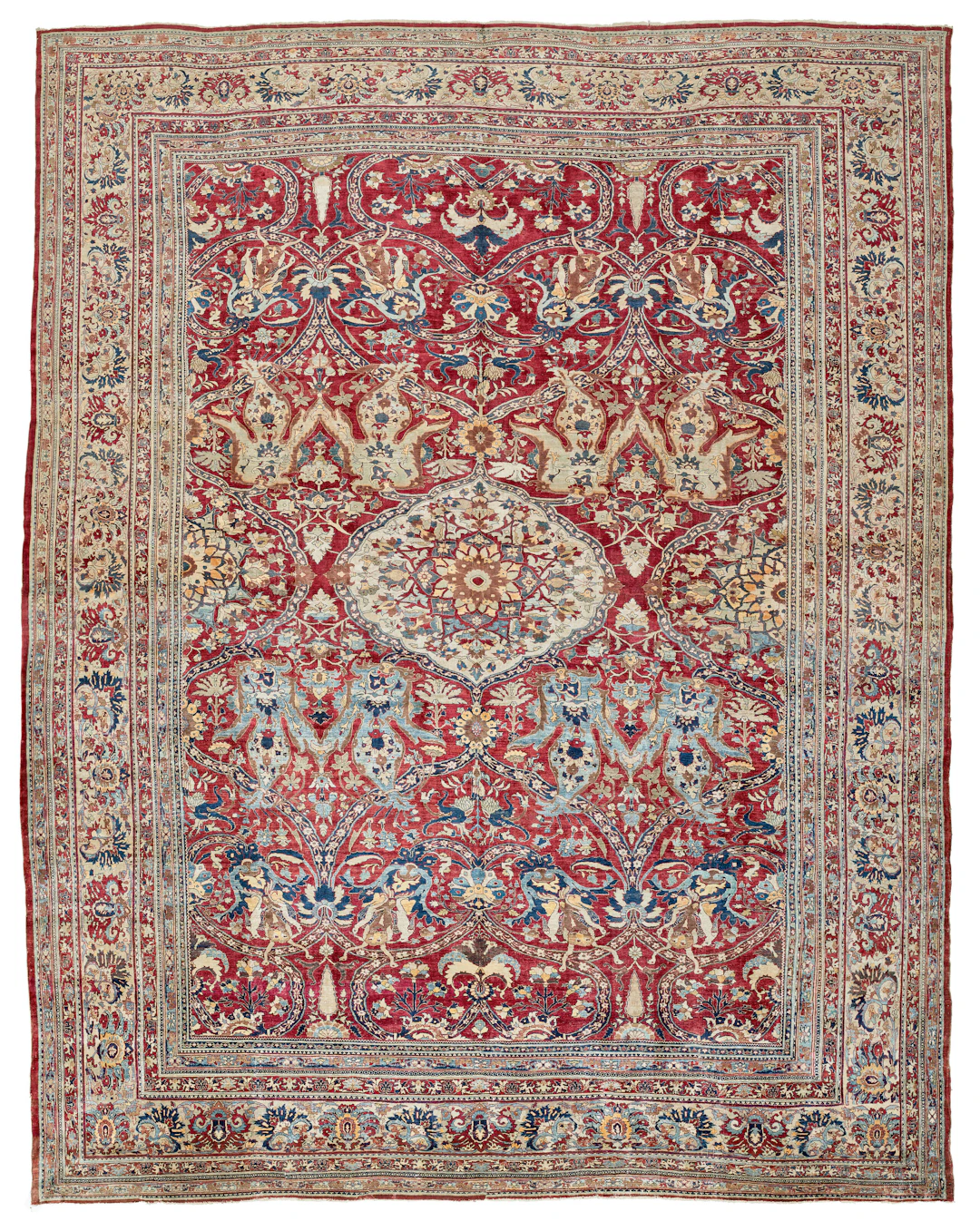 A Silk Heriz Carpet